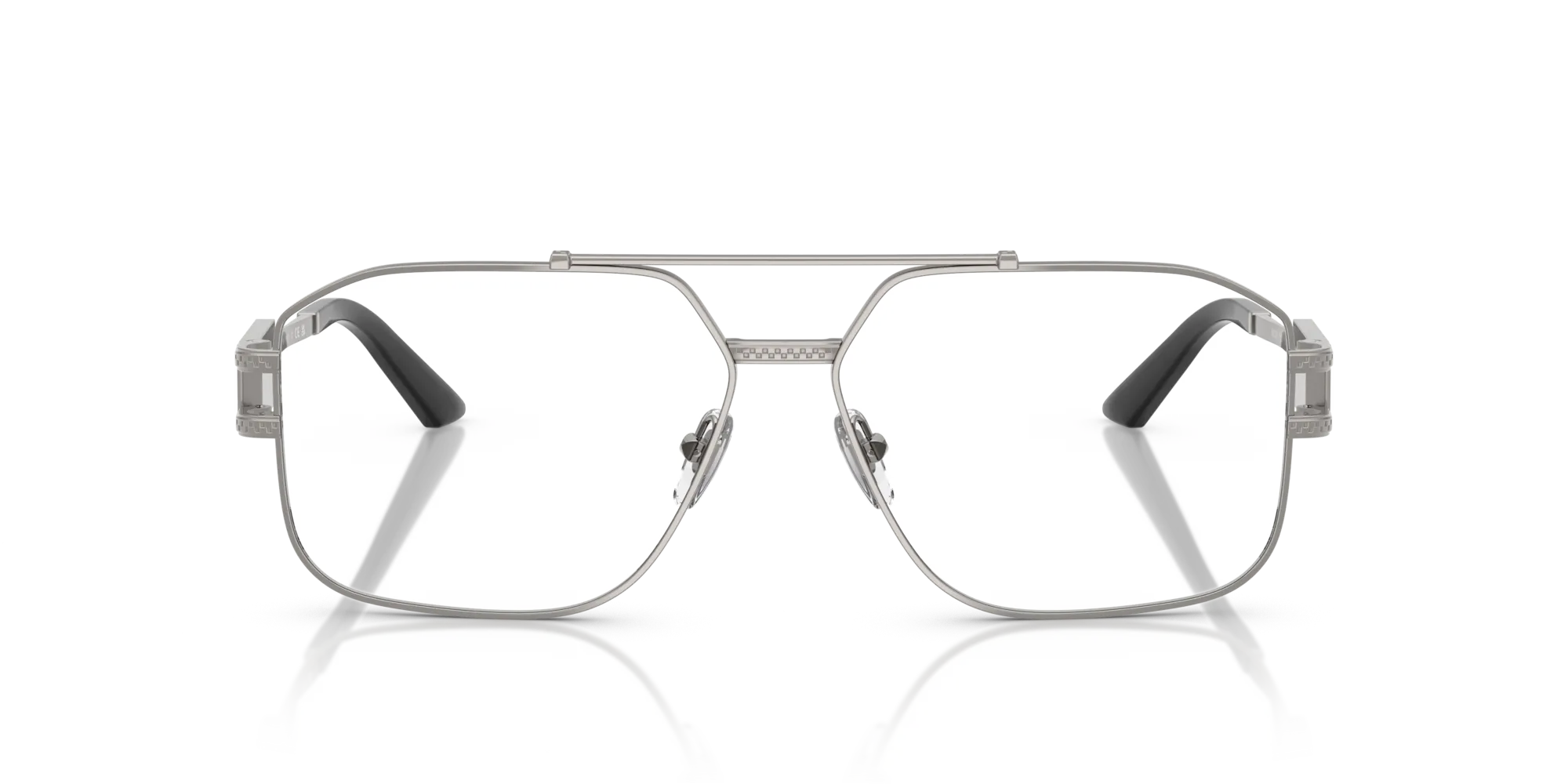 Versace VE1302 1001 Montature da vista Acciaio Grigio Squadrata Normale - immagine 3
