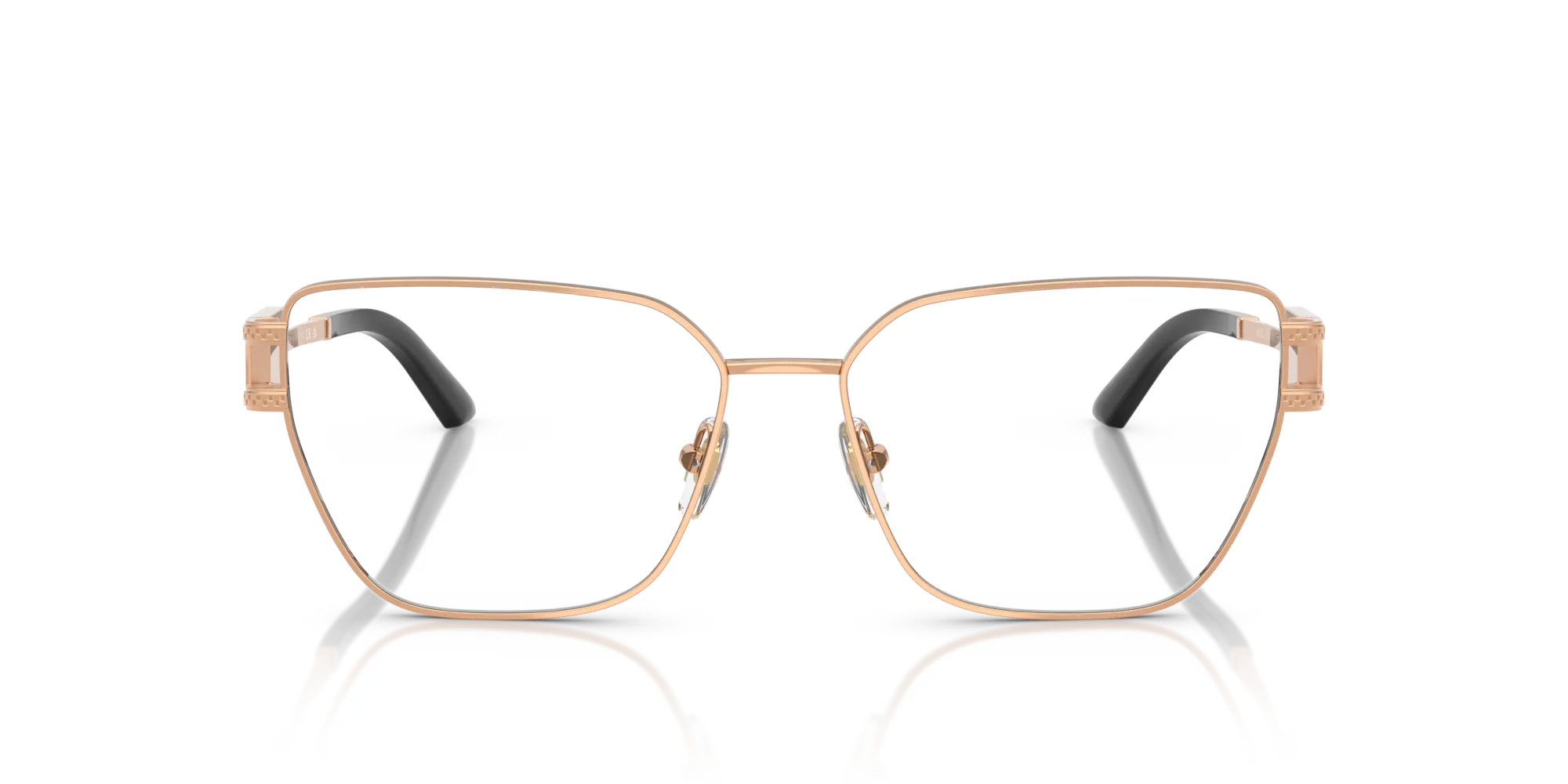 Versace VE1301 1412 Montature da vista Acciaio Oro Cat Eye Normale - immagine 3
