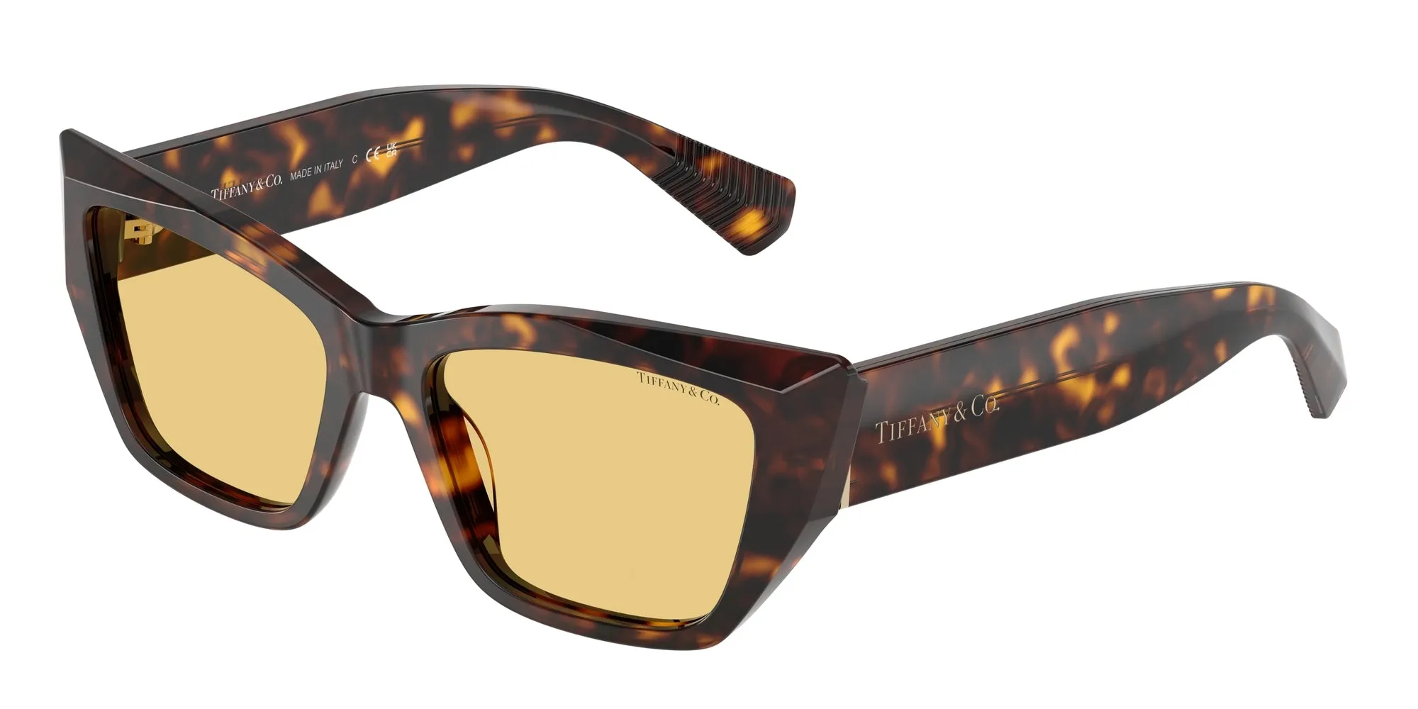 Tiffany TF4230 8015/7 Occhiali da sole Acetato Tartaruga Arancione Cat Eye Normale - immagine 1