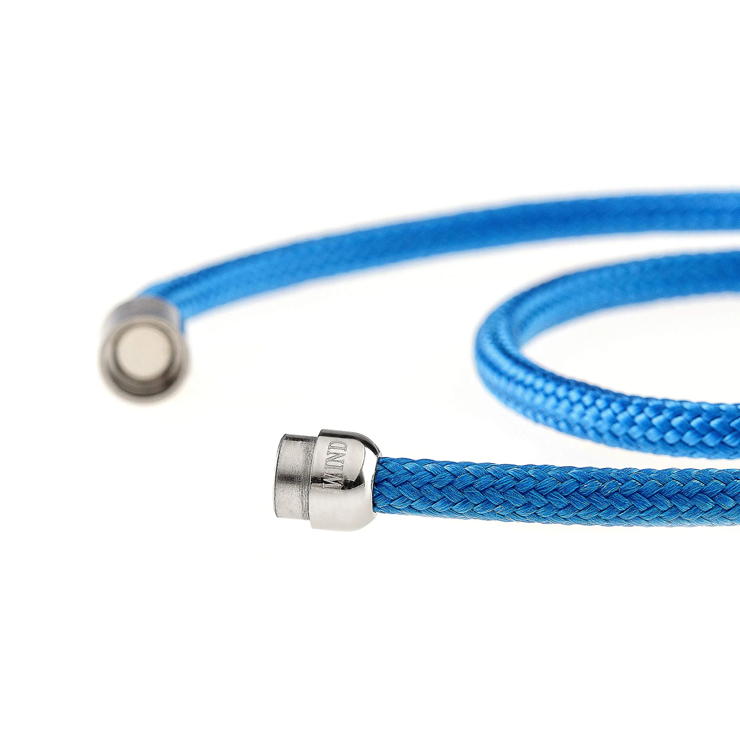 Wind Passion - Bracciale Uomo Sportivo Surfer Marinaio Lifestyle in Corda Nautica con Chiusura Magnetica | Gioiello Unisex Idea Regalo Perfetta per Mare e Attività Outdoor Elegante e Resistente - immagine 2