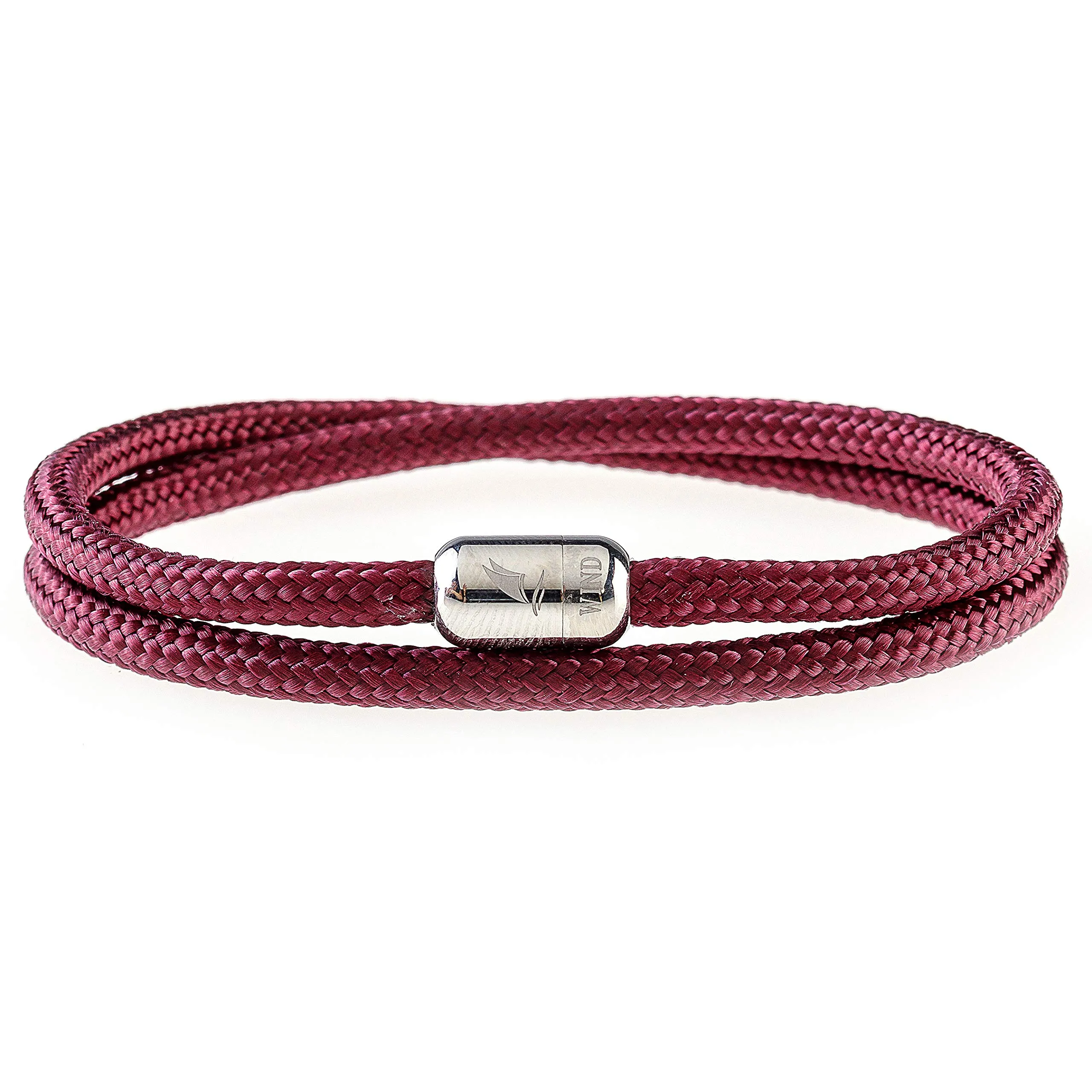 Wind Passion - Bracciale Uomo Sportivo Surfer Marinaio Lifestyle con Corda Nautica Magnetica Idea Regalo Donna Mare - immagine 1