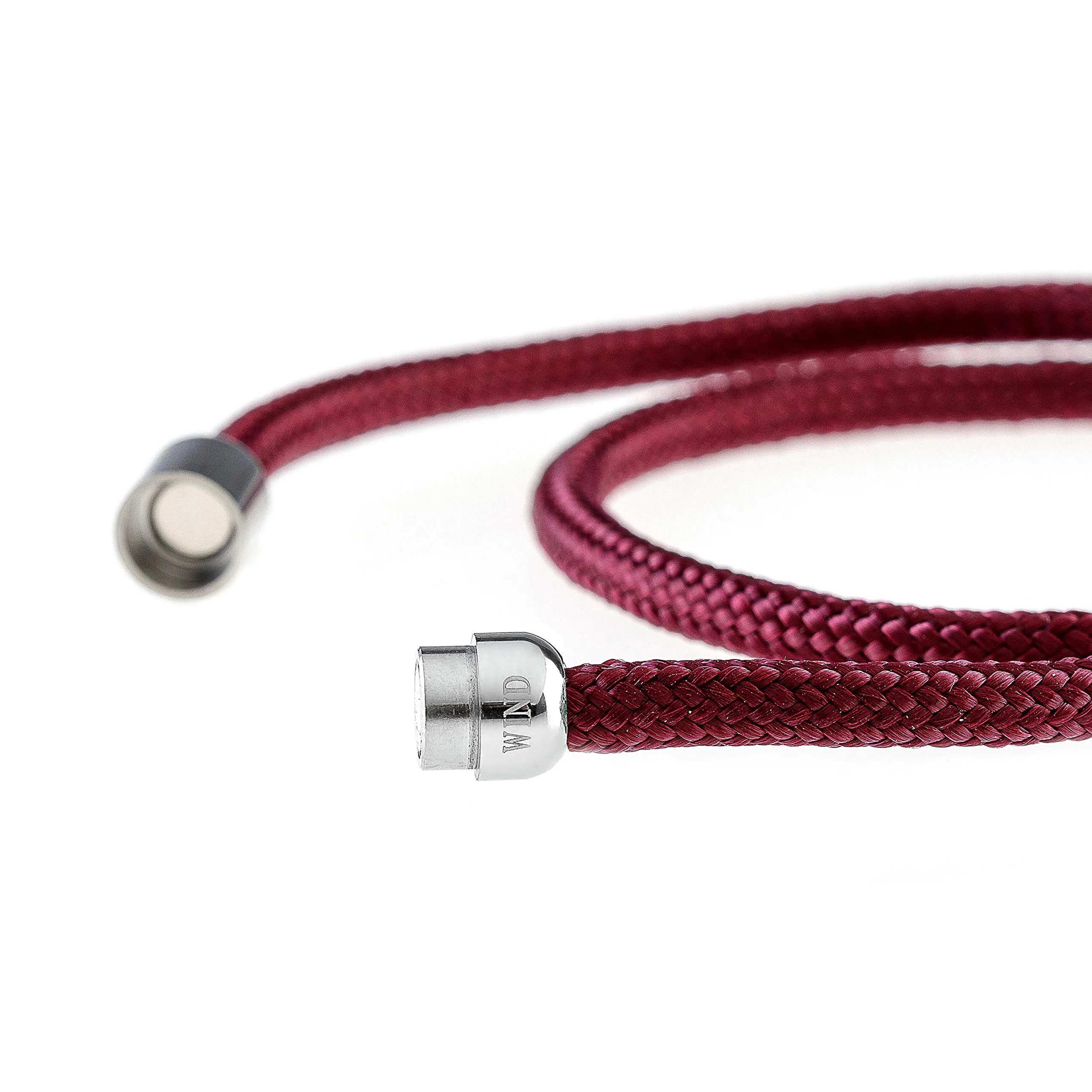 Wind Passion - Bracciale Uomo Sportivo Surfer Marinaio Lifestyle con Corda Nautica Magnetica Idea Regalo Donna Mare - immagine 3