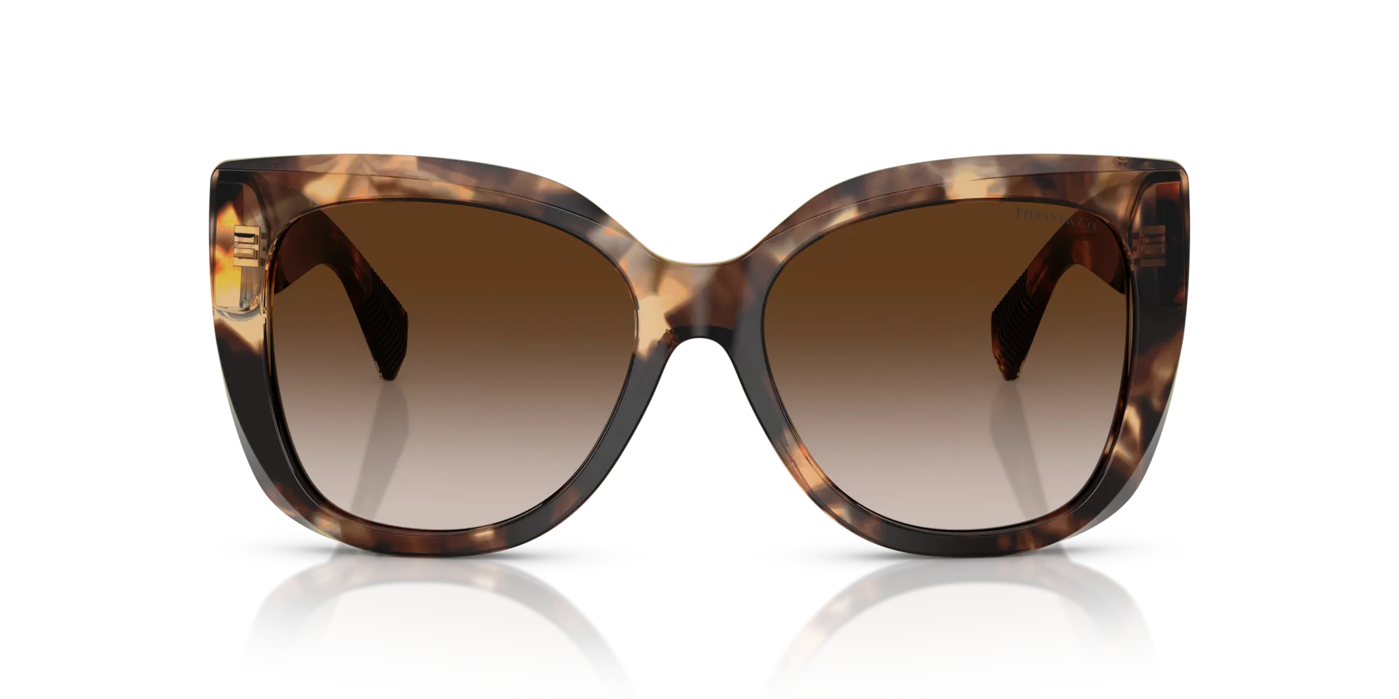 Tiffany TF4229 84213B Occhiali da sole Acetato Marrone Marrone Squadrata Normale Sfumato - immagine 3
