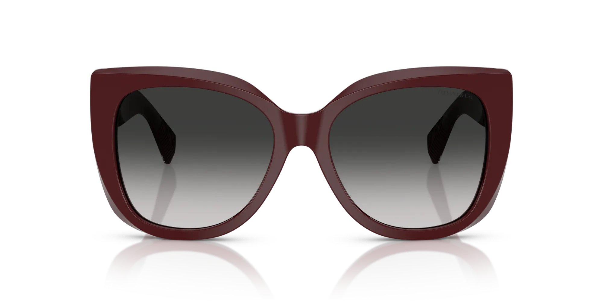 Tiffany TF4229 83893C Occhiali da sole Acetato Viola Grigio Squadrata Normale Sfumato - immagine 3