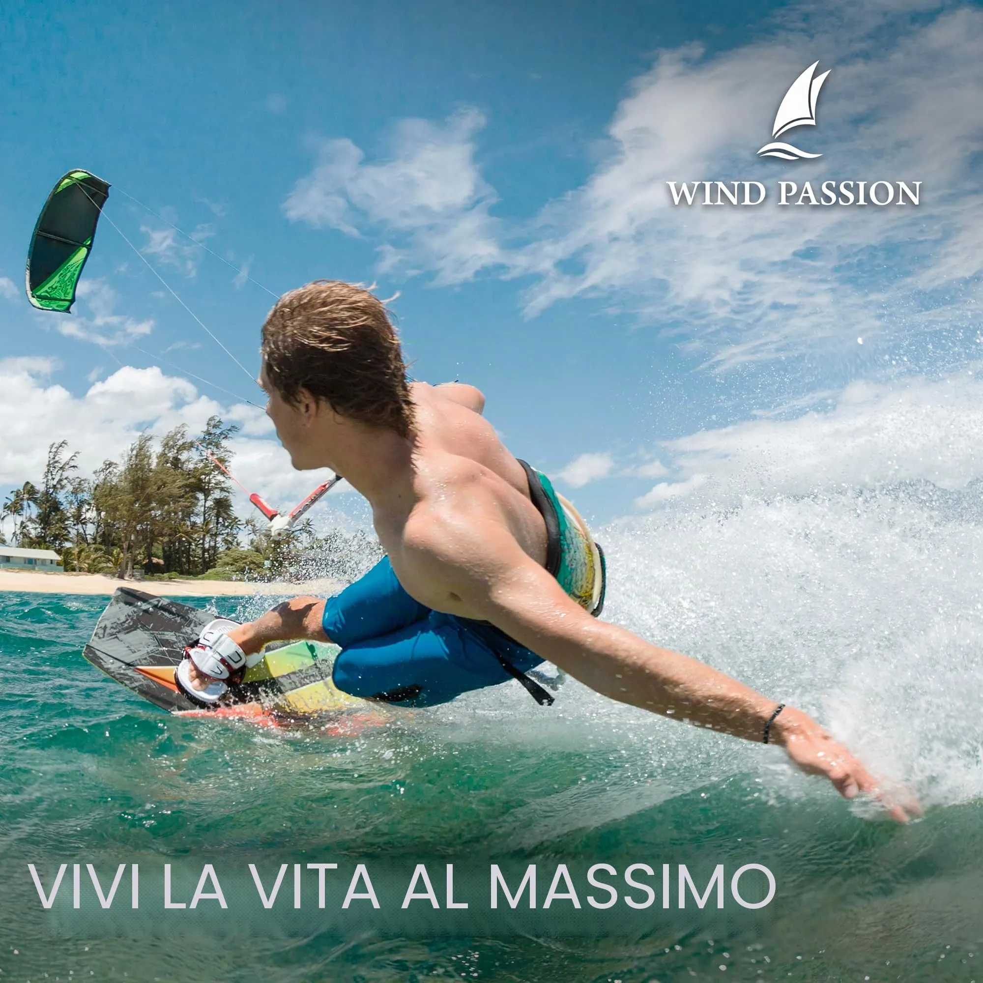 Wind Passion Bracciale Uomo Corda Sportivo Surfer Marinaio Lifestyle con Nautica Magnetica Donna Mare Idea Regalo - immagine 5