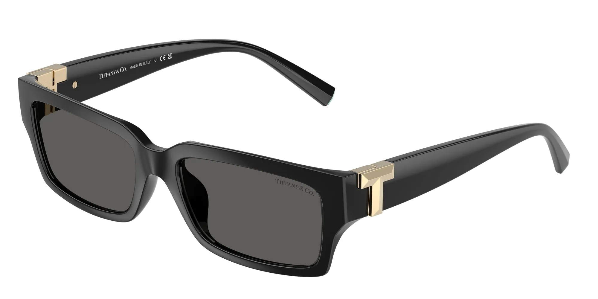 Tiffany TF4226U 8001S4 Occhiali da sole Iniettato Nero Grigio Squadrata Normale - immagine 1
