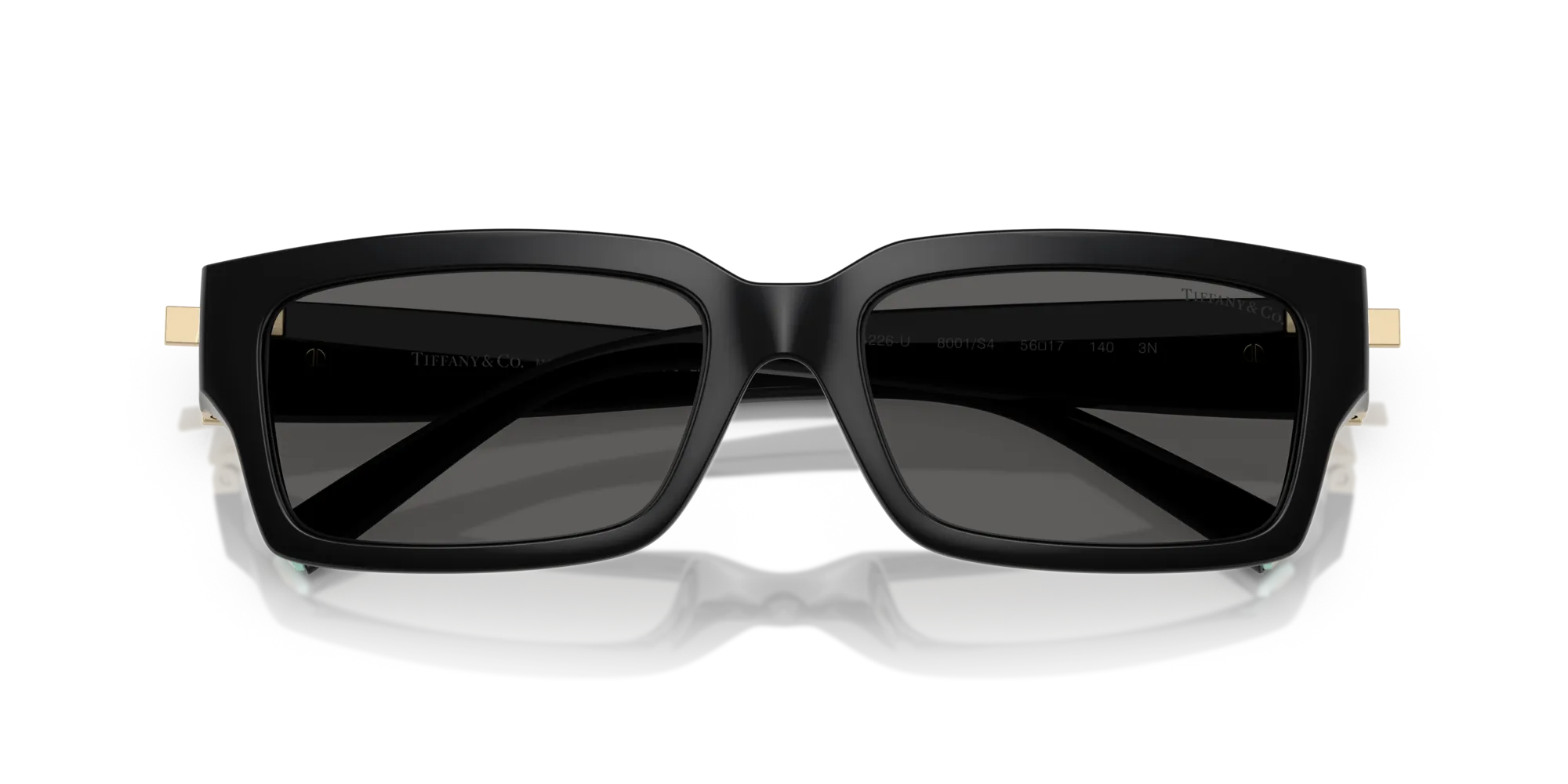Tiffany TF4226U 8001S4 Occhiali da sole Iniettato Nero Grigio Squadrata Normale - immagine 2