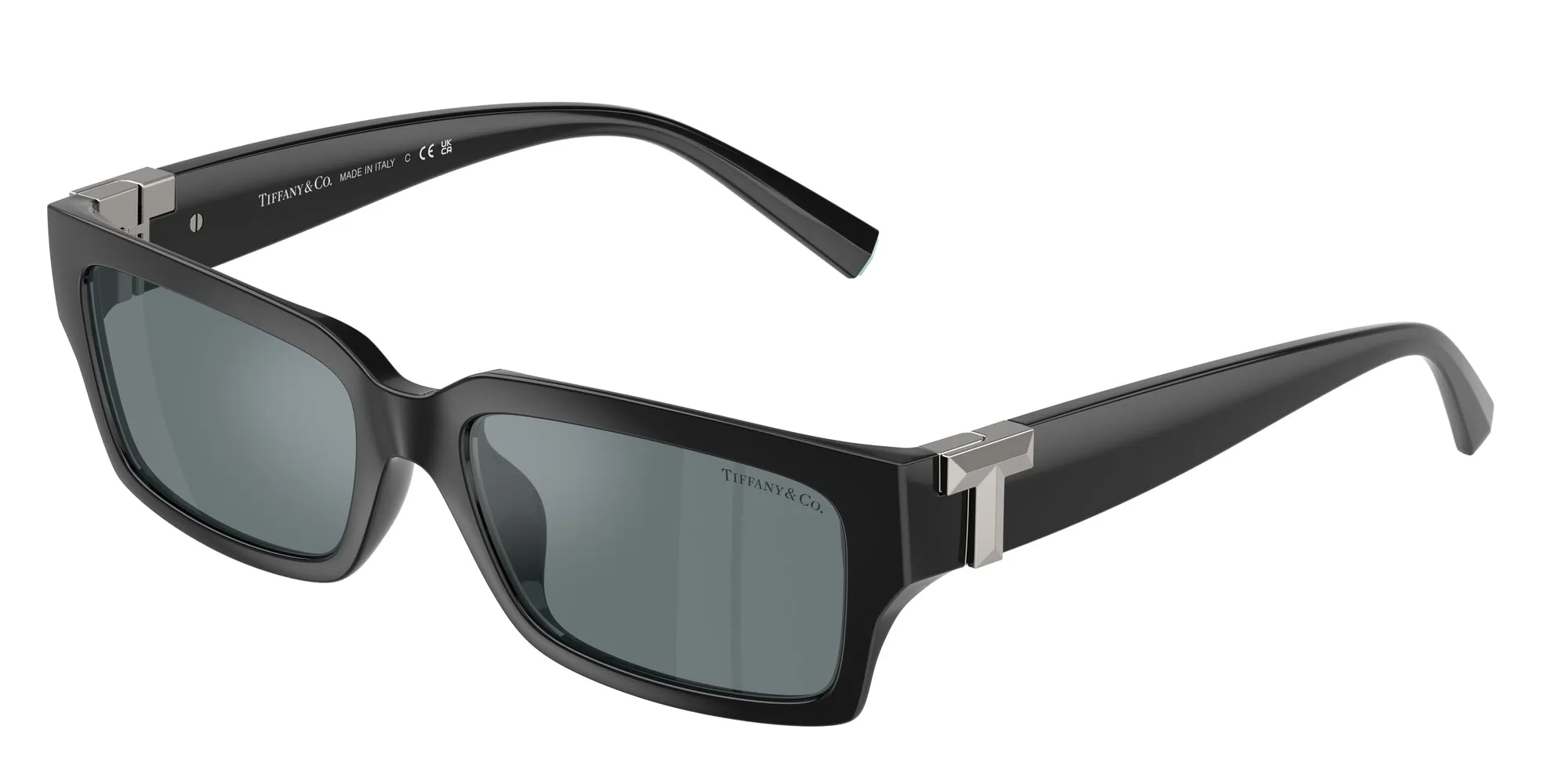Tiffany TF4226U 80016G Occhiali da sole Iniettato Nero Grigio Squadrata Specchiate - immagine 1