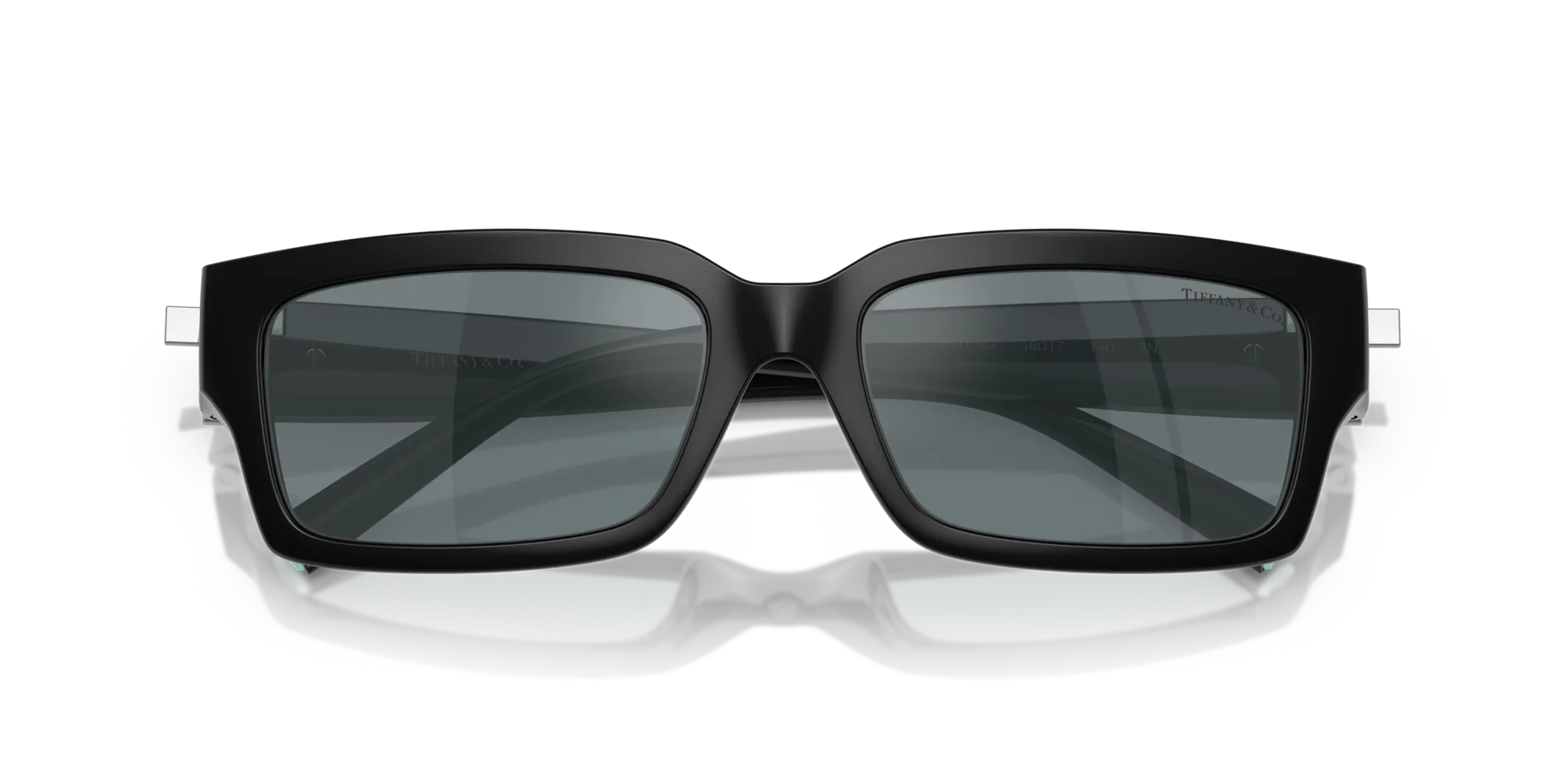 Tiffany TF4226U 80016G Occhiali da sole Iniettato Nero Grigio Squadrata Specchiate - immagine 2