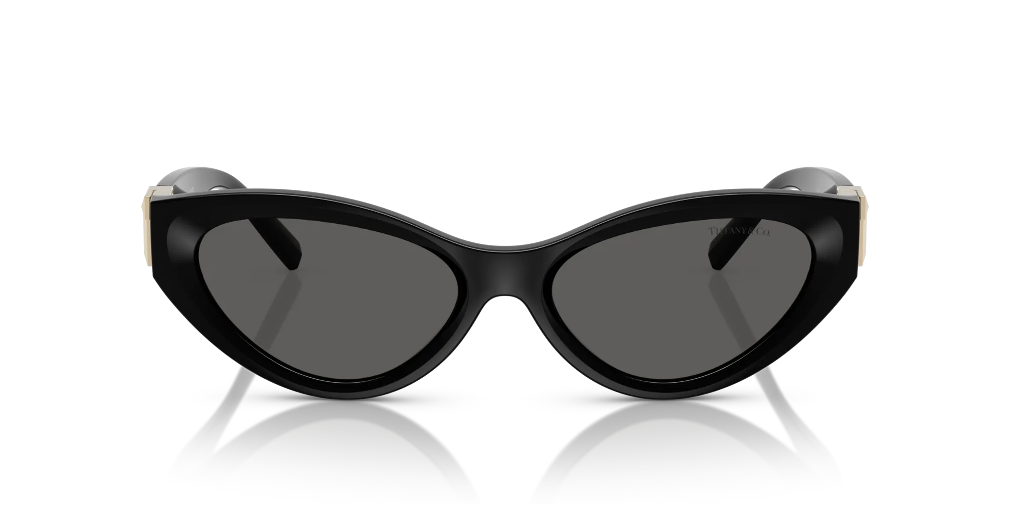 Tiffany TF4225U 8001S4 Occhiali da sole Iniettato Nero Grigio Rotonda Normale - immagine 3