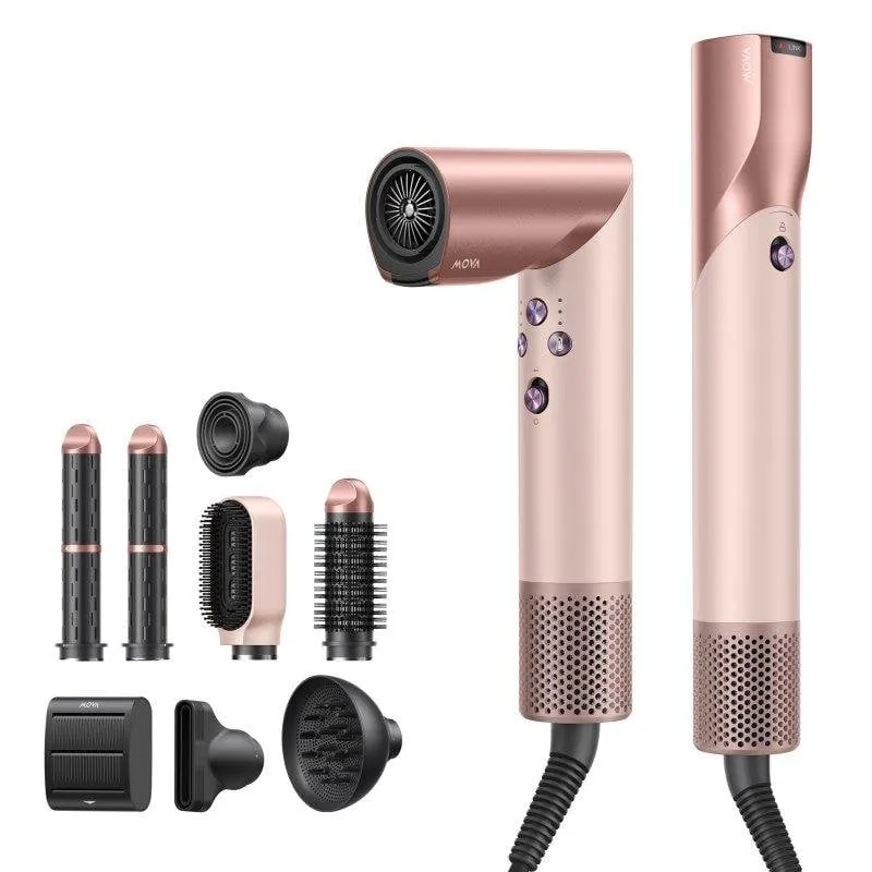Phon con Diffusore Mova Master 10 1600W 4 Temperature 3 Velocità Accessori Rosa - immagine 1