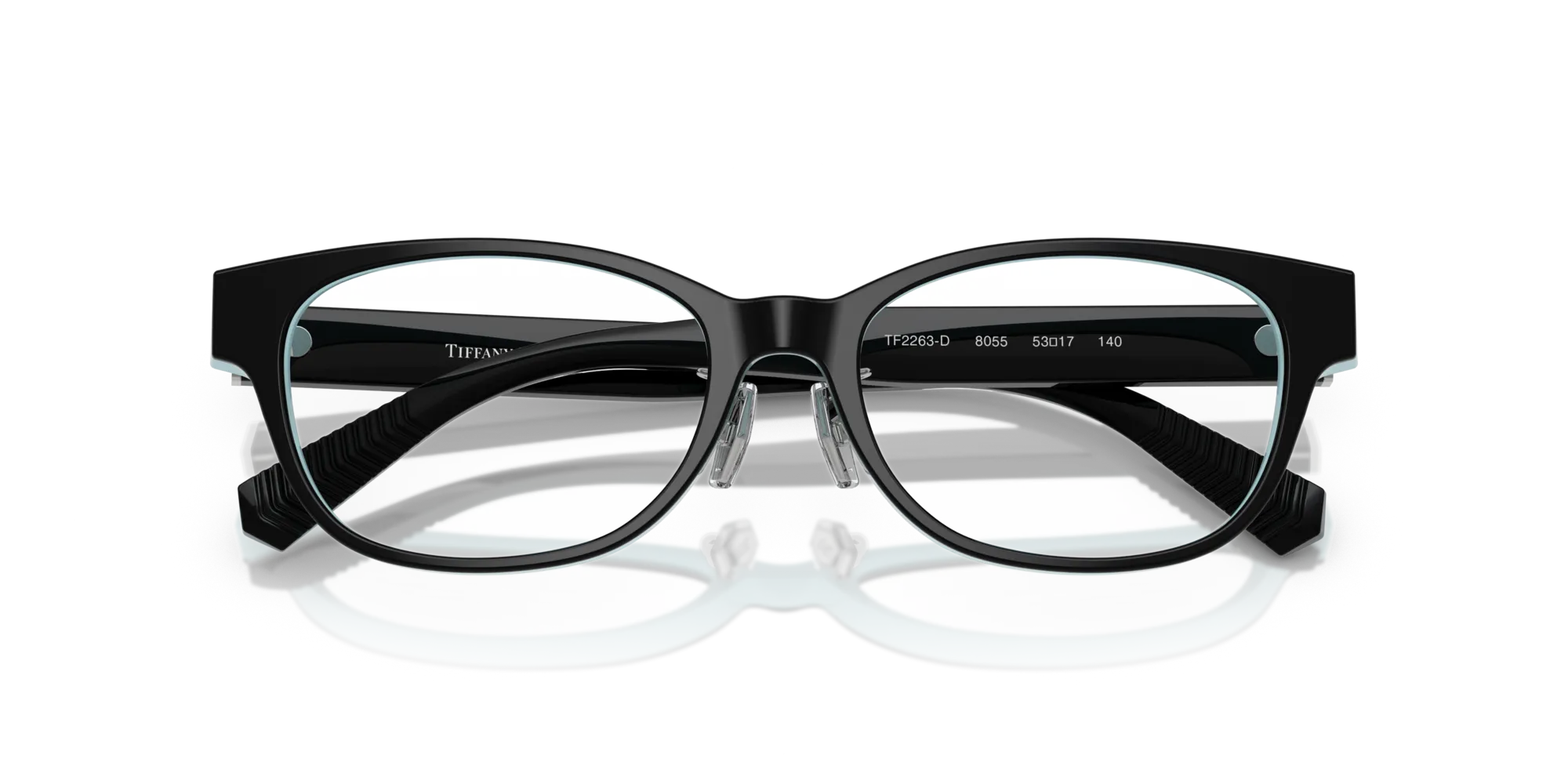 Tiffany TF2263D 8055 Montature da vista Acetato Nero Pillow Normale - immagine 2