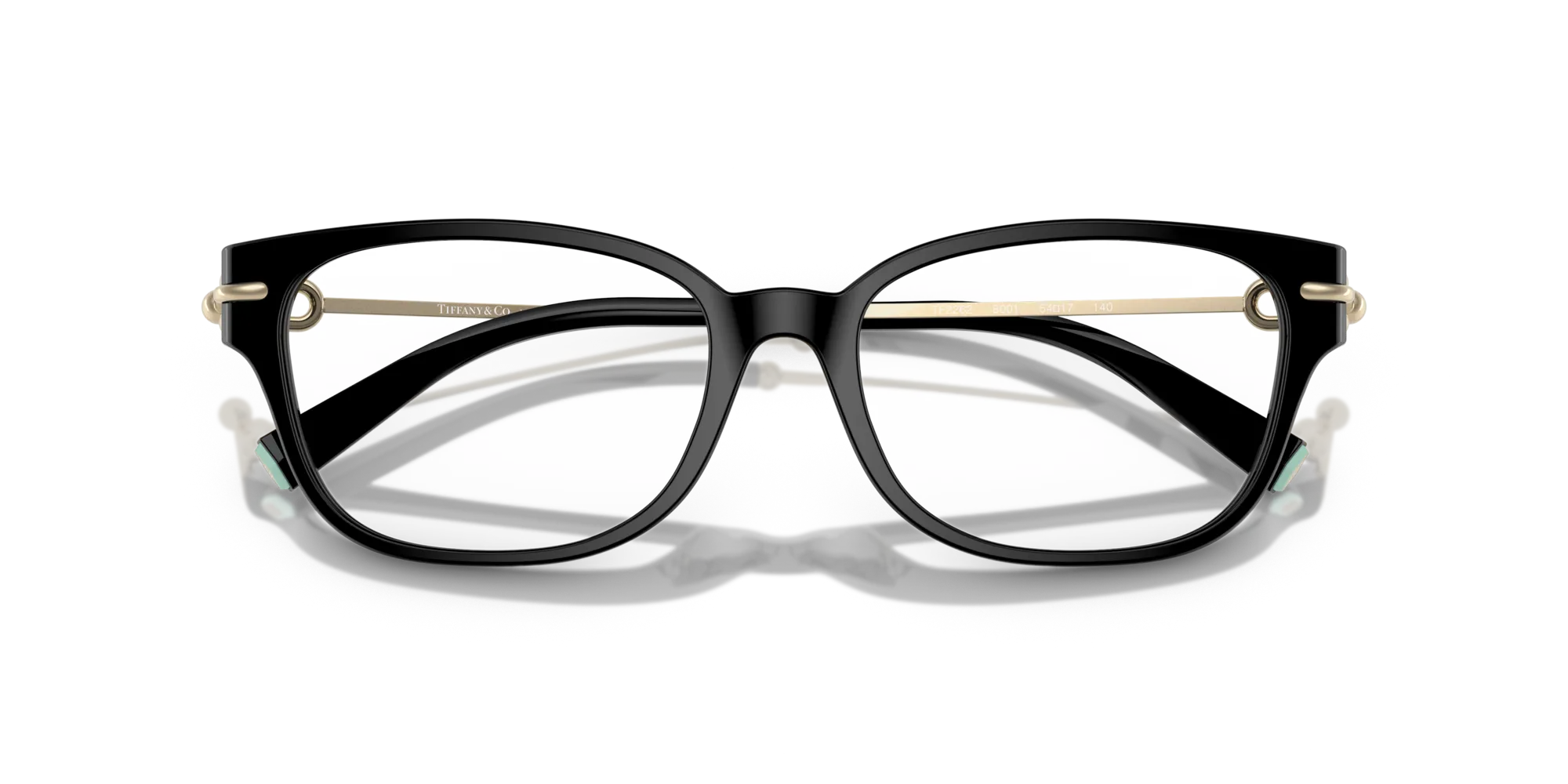 Tiffany TF2262 8001 Montature da vista Acetato Nero Pillow Normale - immagine 2