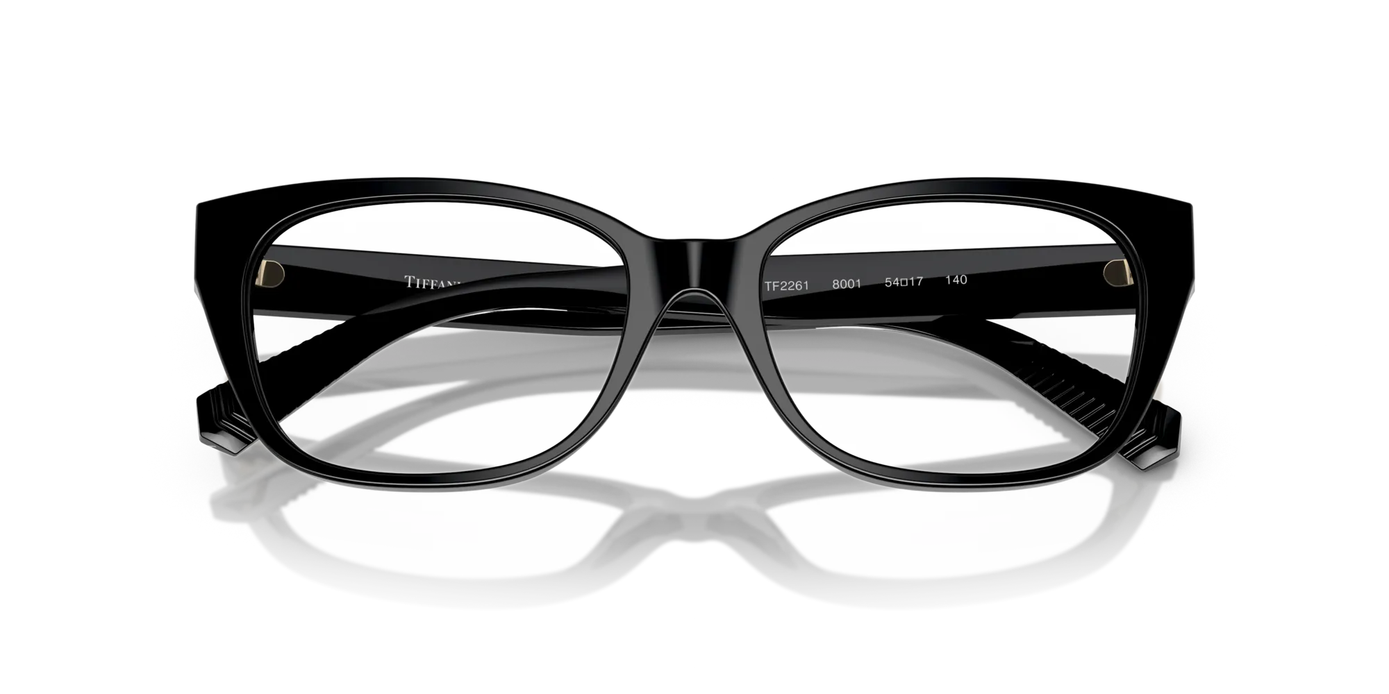 Tiffany TF2261 8001 Montature da vista Acetato Nero Pillow Normale - immagine 2