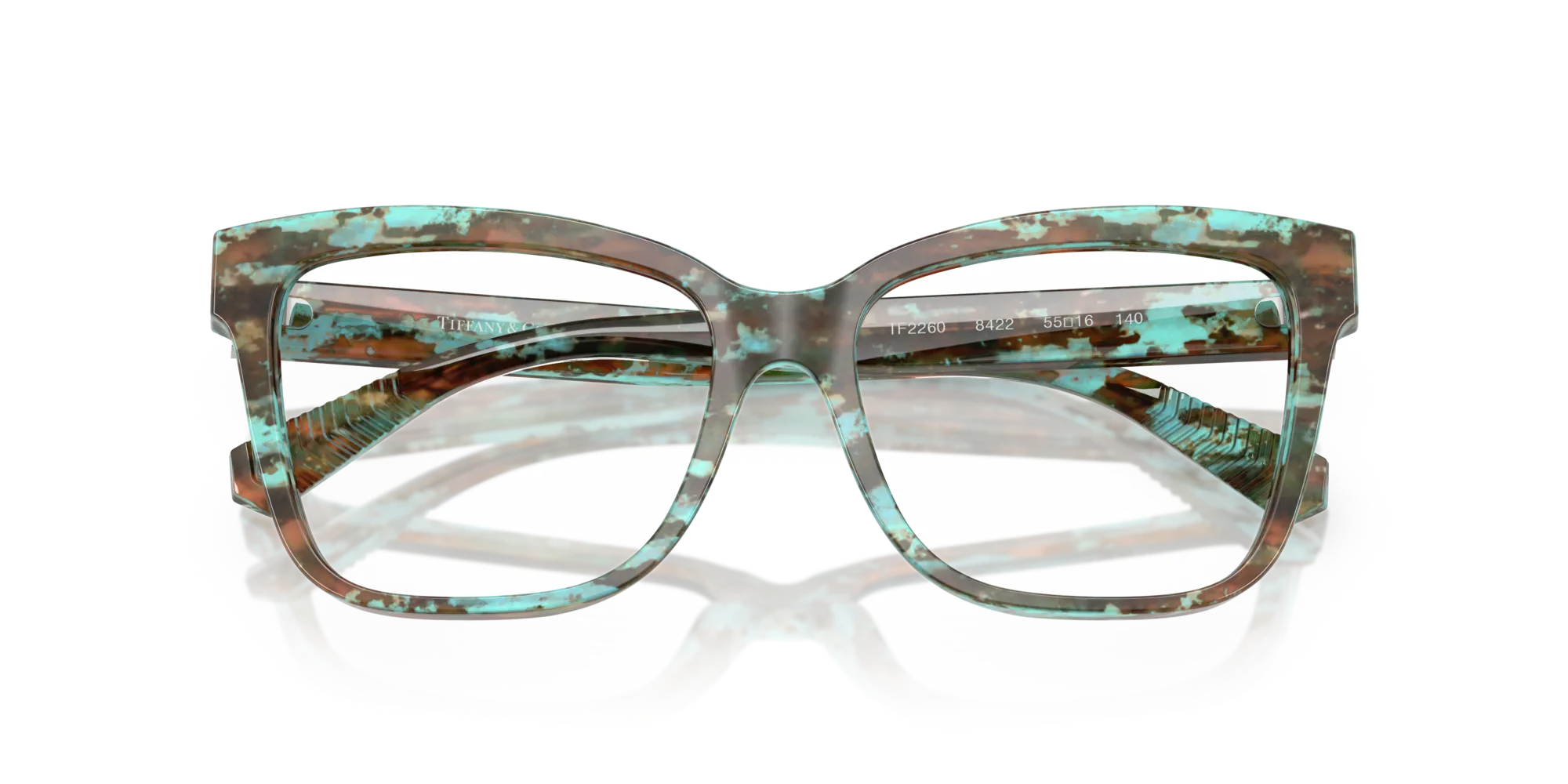Tiffany TF2260 8422 Montature da vista Acetato Tartaruga Cat Eye Normale - immagine 2