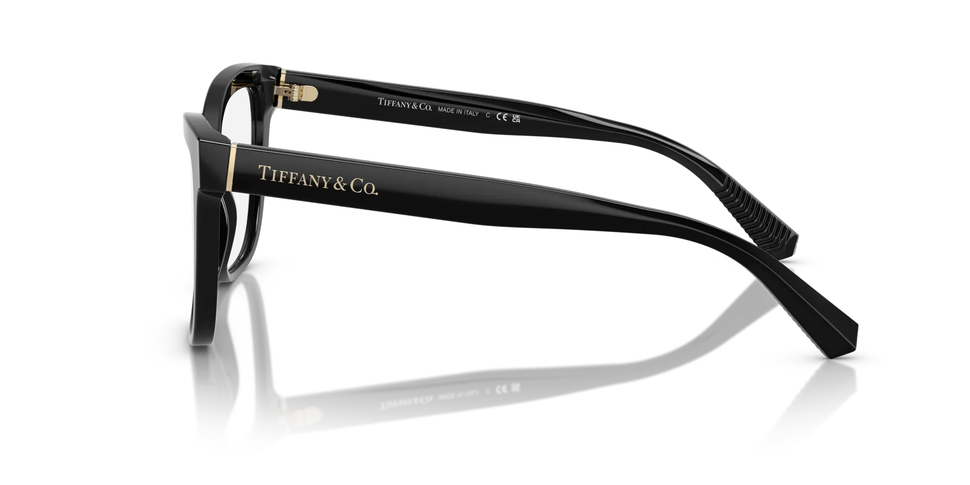 Tiffany TF2260 8001 Montature da vista Acetato Nero Cat Eye Normale - immagine 4