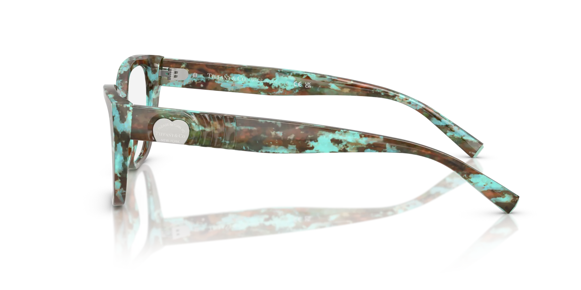 Tiffany TF2259 8422 Montature da vista Acetato Tartaruga Cat Eye Normale - immagine 4