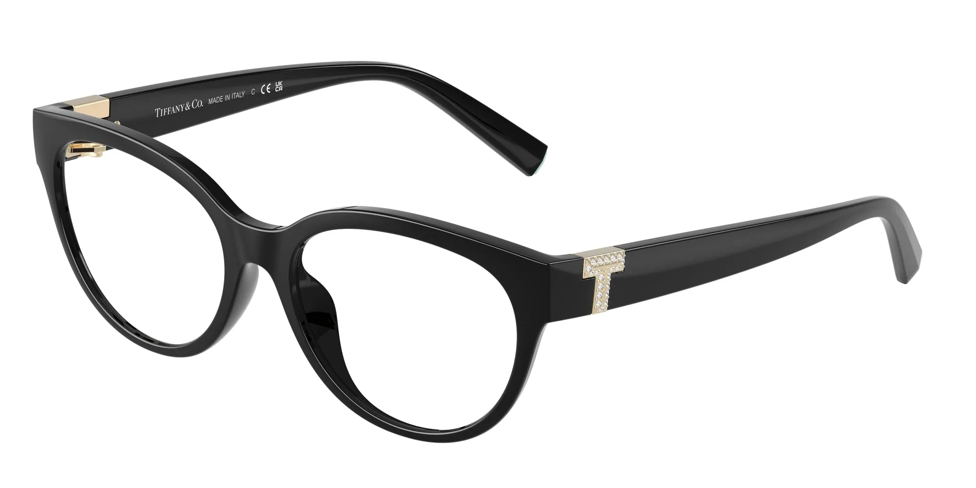 Tiffany TF2258BU 8001 Montature da vista Iniettato Nero Cat Eye Normale - immagine 1