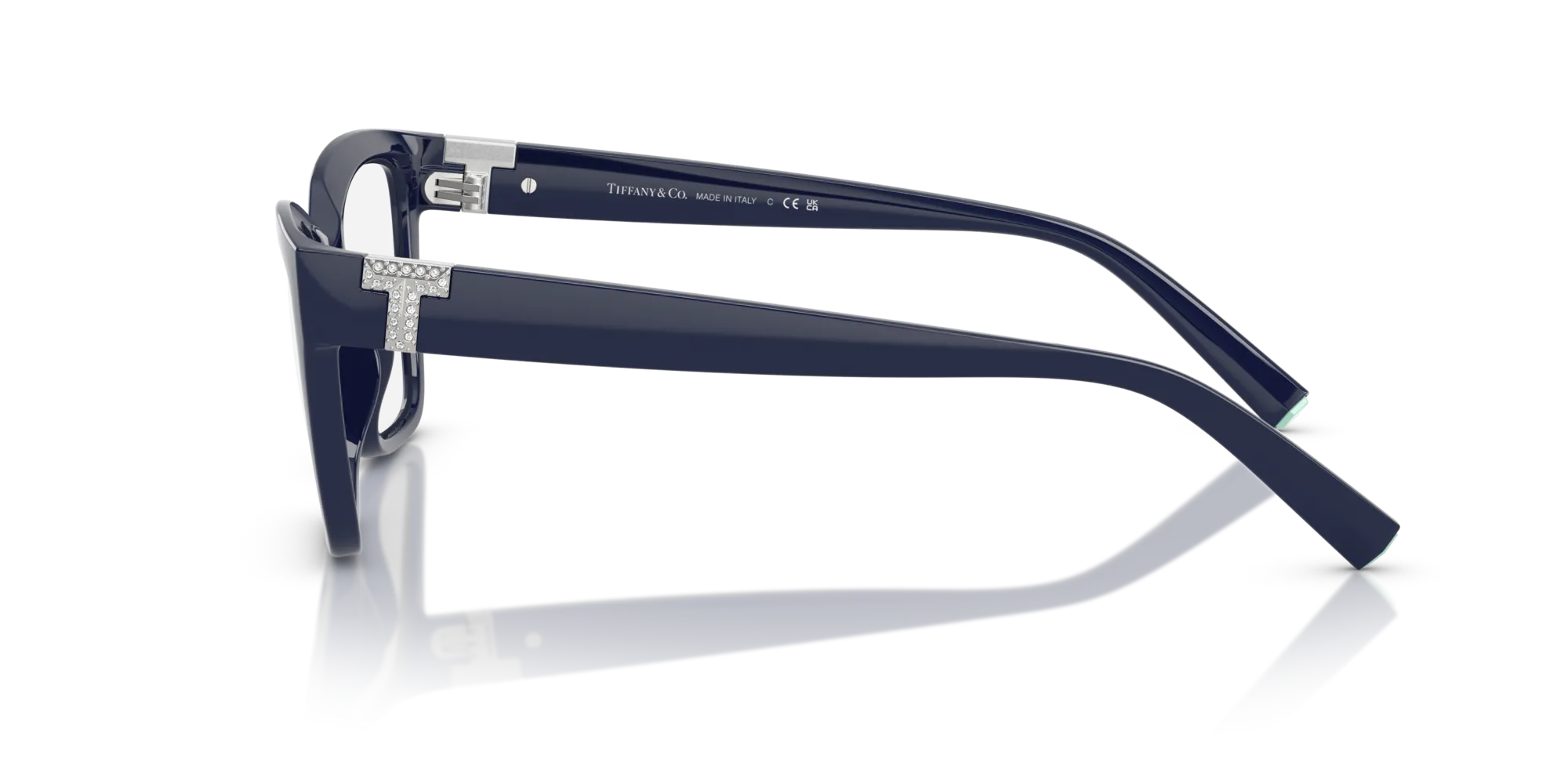 Tiffany TF2257BU 8396 Montature da vista Iniettato Blu Squadrata Normale - immagine 4