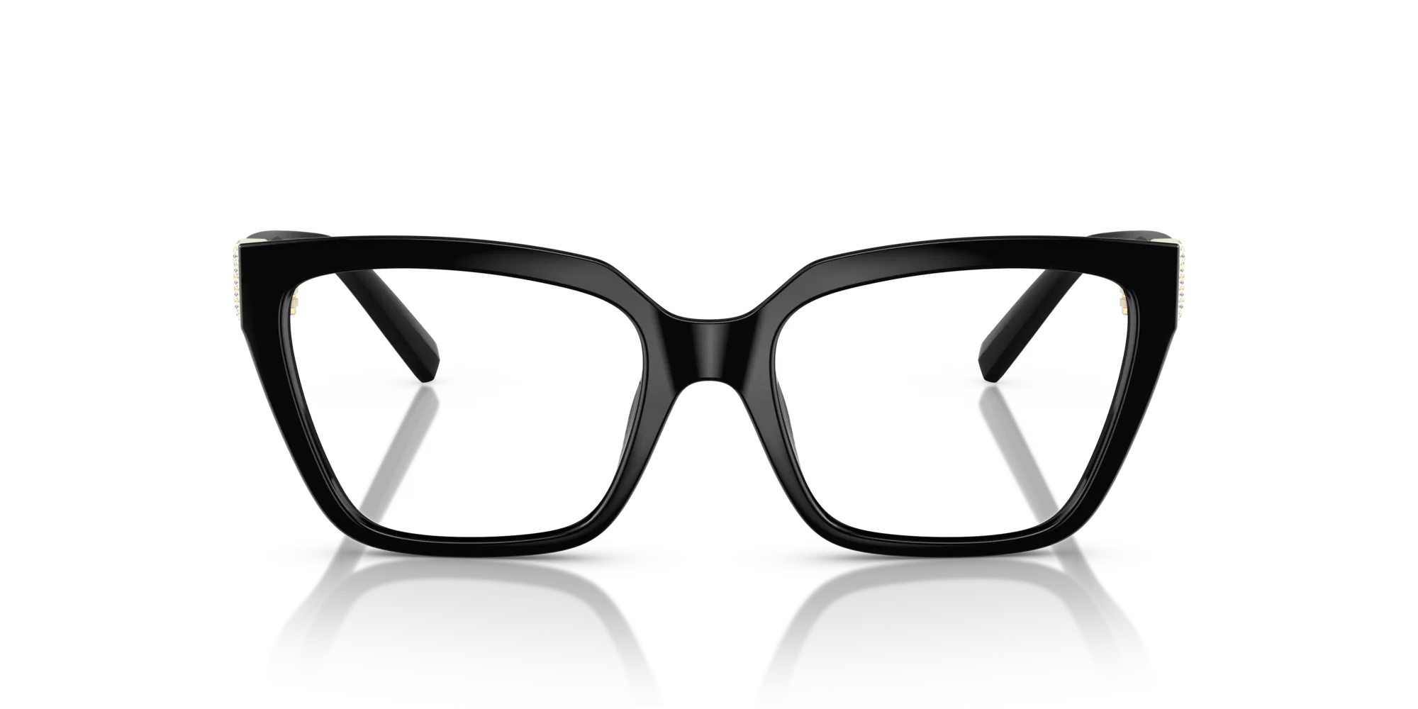 Tiffany TF2257BU 8001 Montature da vista Iniettato Nero Trasparente Squadrata Normale - immagine 3