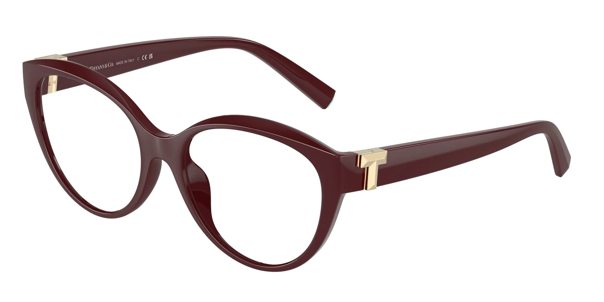 Tiffany TF2255U 8389 Montature da vista Iniettato Viola Cat Eye Normale - immagine 1
