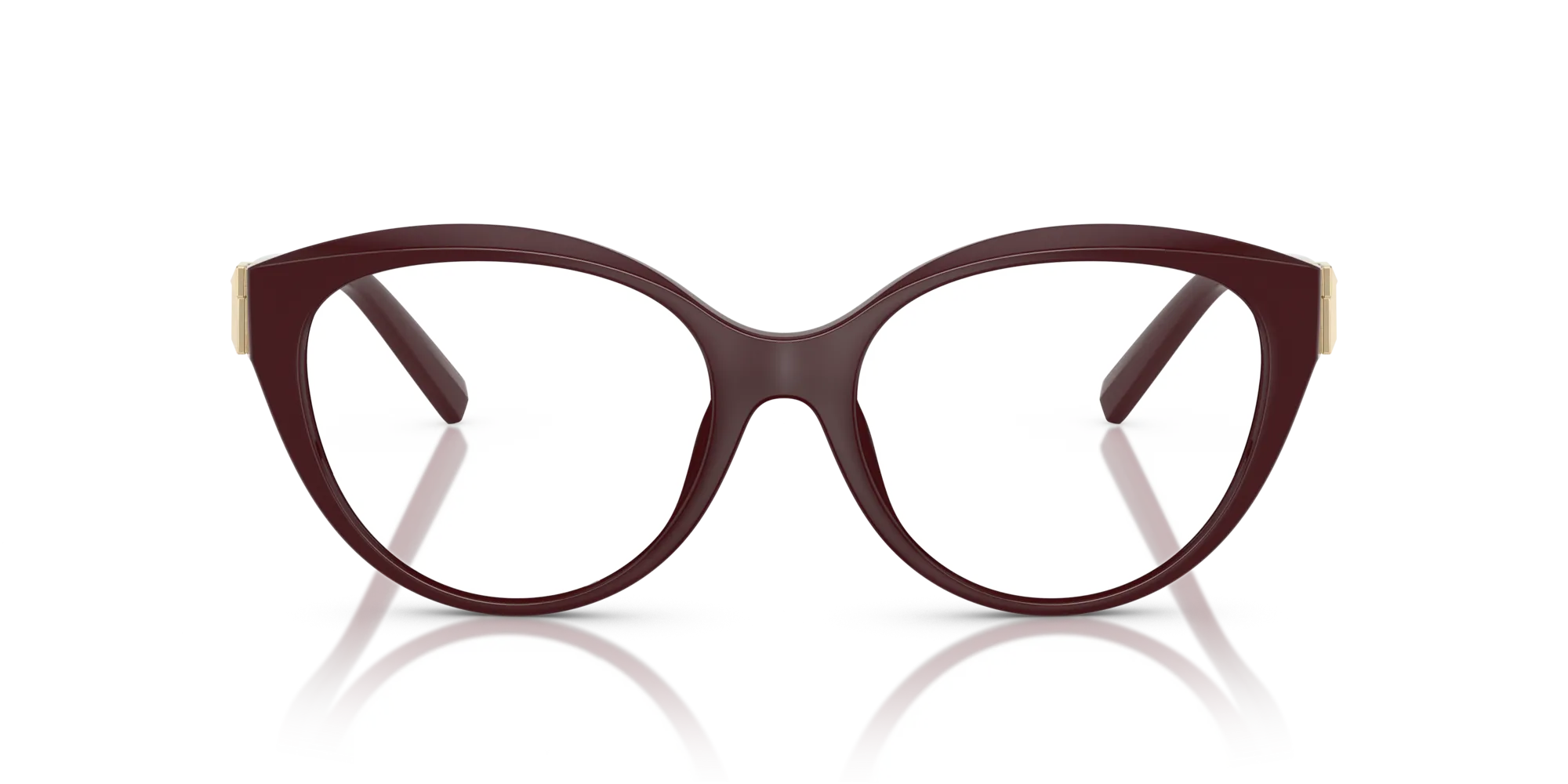 Tiffany TF2255U 8389 Montature da vista Iniettato Viola Cat Eye Normale - immagine 3