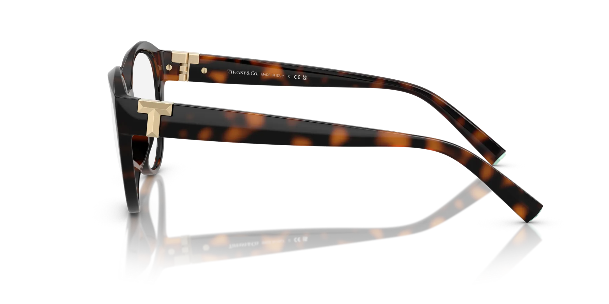 Tiffany TF2255U 8015 Montature da vista Iniettato Tartaruga Cat Eye Normale - immagine 4