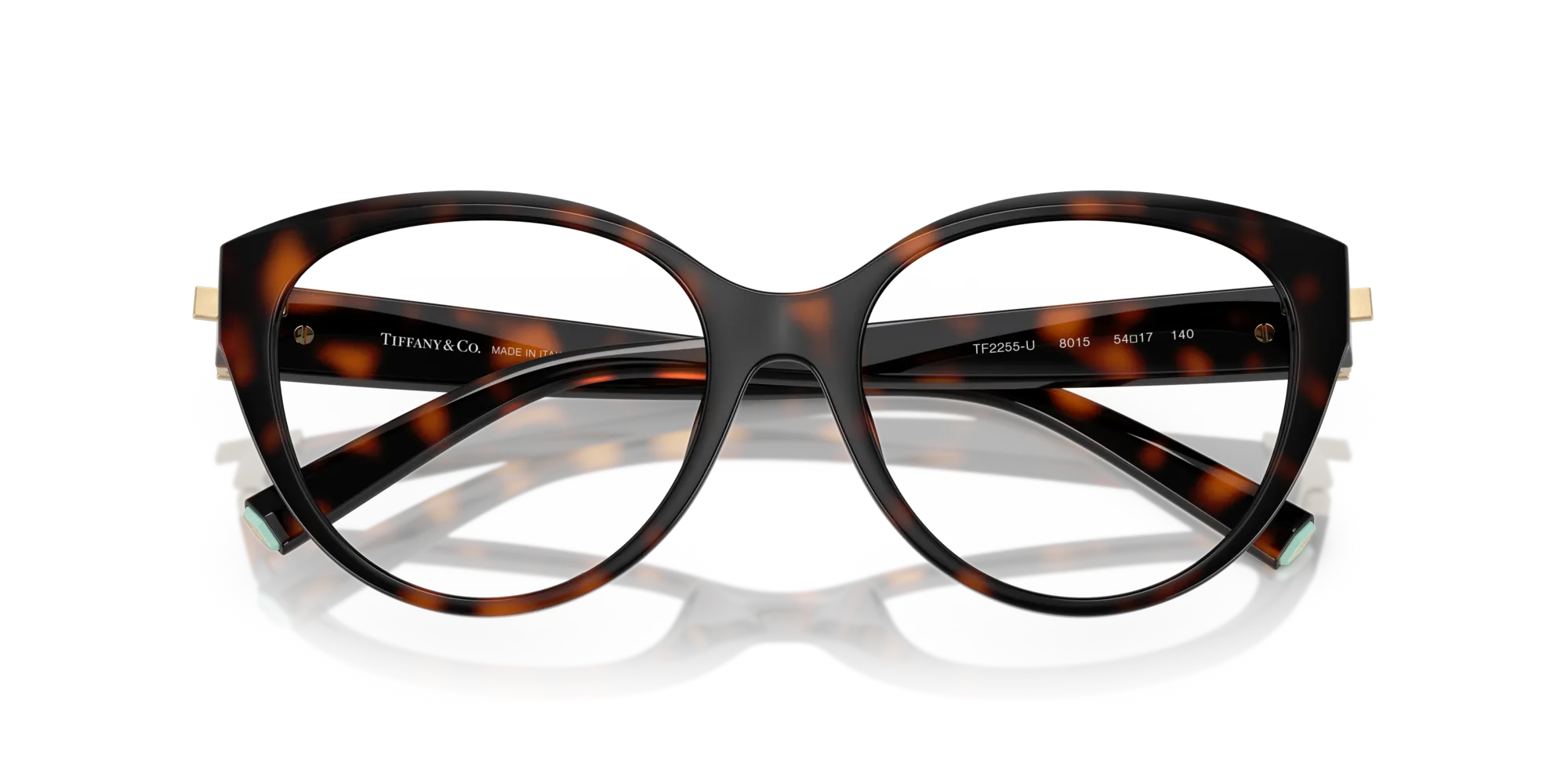 Tiffany TF2255U 8015 Montature da vista Iniettato Tartaruga Cat Eye Normale - immagine 2