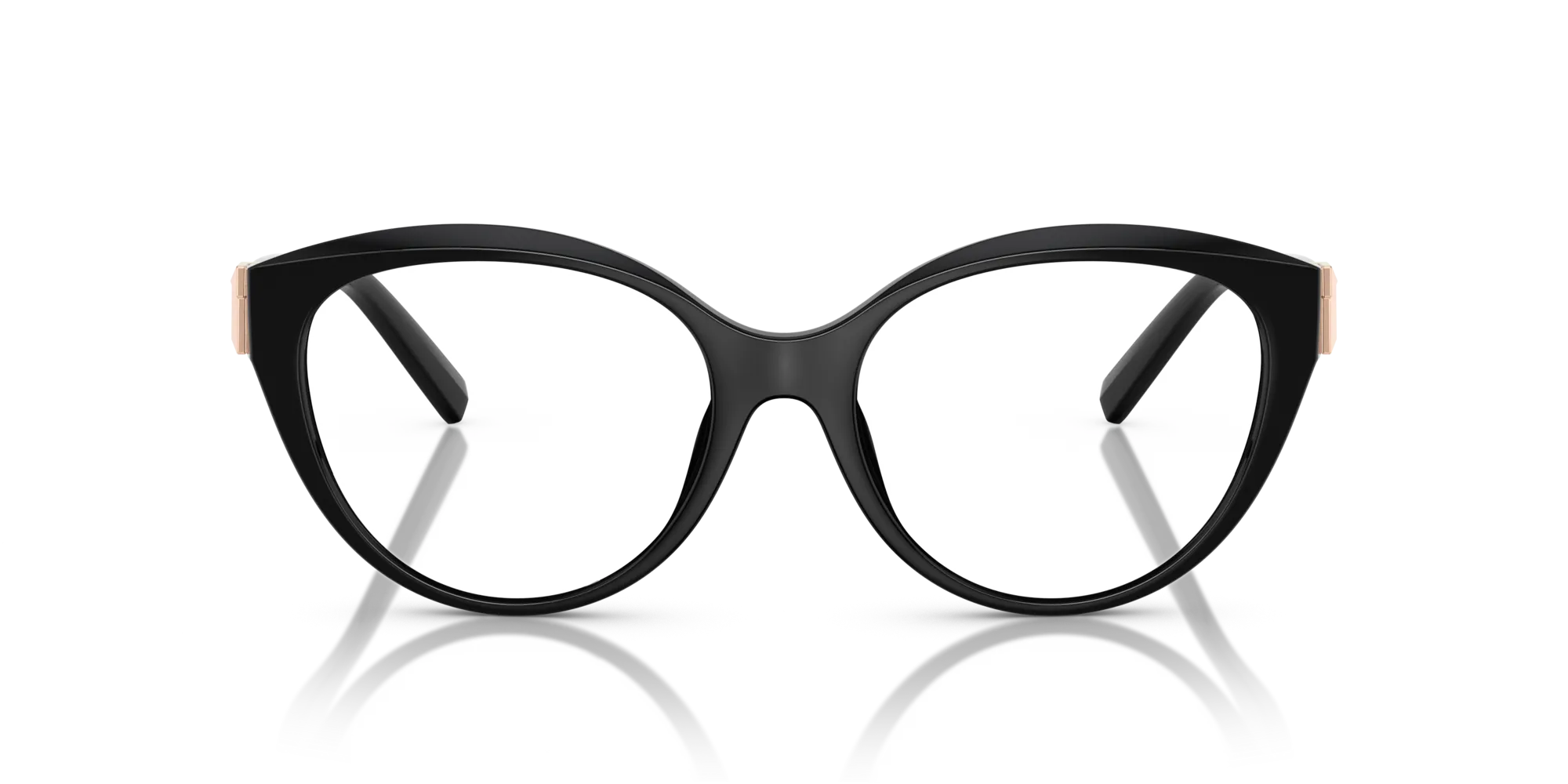 Tiffany TF2255U 8001 Montature da vista Iniettato Nero Cat Eye Normale - immagine 3