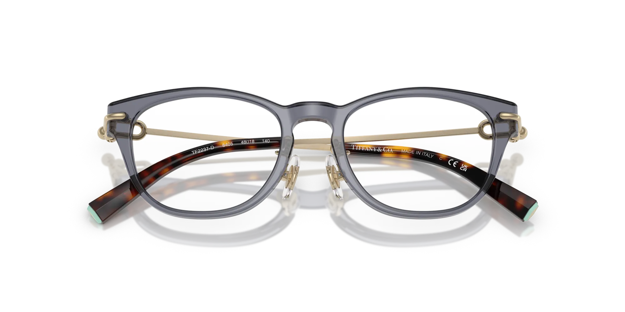 Tiffany TF2237D 8405 Montature da vista Acetato Viola Pillow Normale - immagine 2