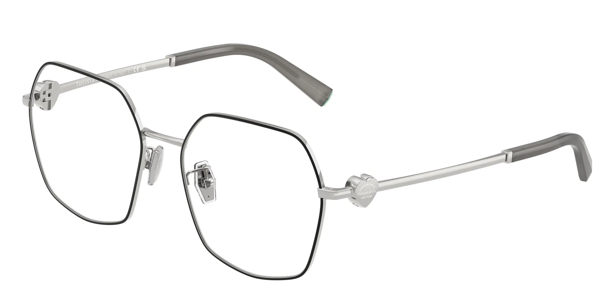 Tiffany TF1165BD 6145 Montature da vista Acciaio Nero Geometrica Normale - immagine 1