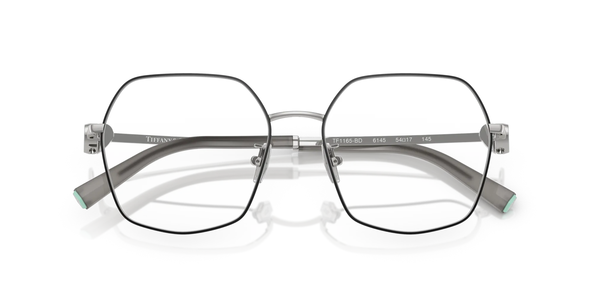 Tiffany TF1165BD 6145 Montature da vista Acciaio Nero Geometrica Normale - immagine 2