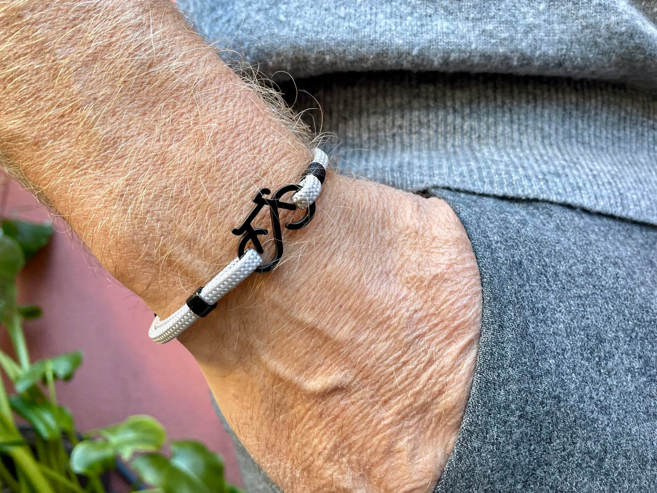 Aloha Bracciale Bici Corsa Gravel Bike Mountain Bike Idea regalo Uomo Donna Regolabile Acciaio (Grigio) - immagine 5
