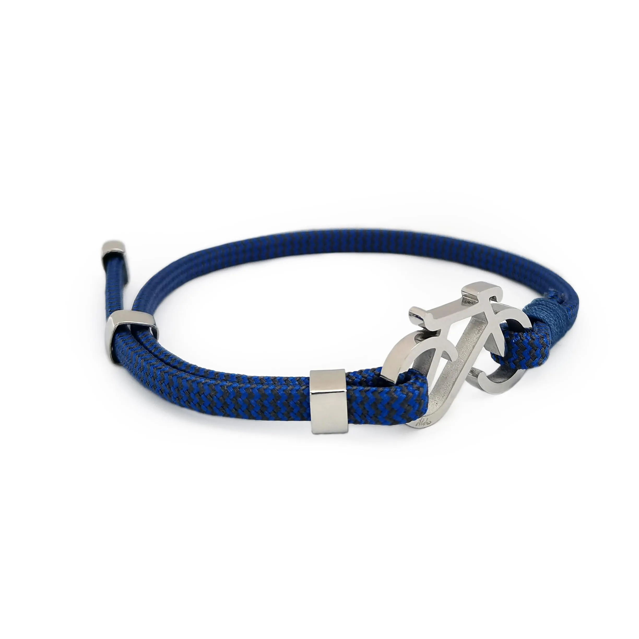 Aloha Bracciale Bici Corsa Gravel Bike Mountain Bike Idea regalo Uomo Donna Regolabile Acciaio (Blu) - immagine 2