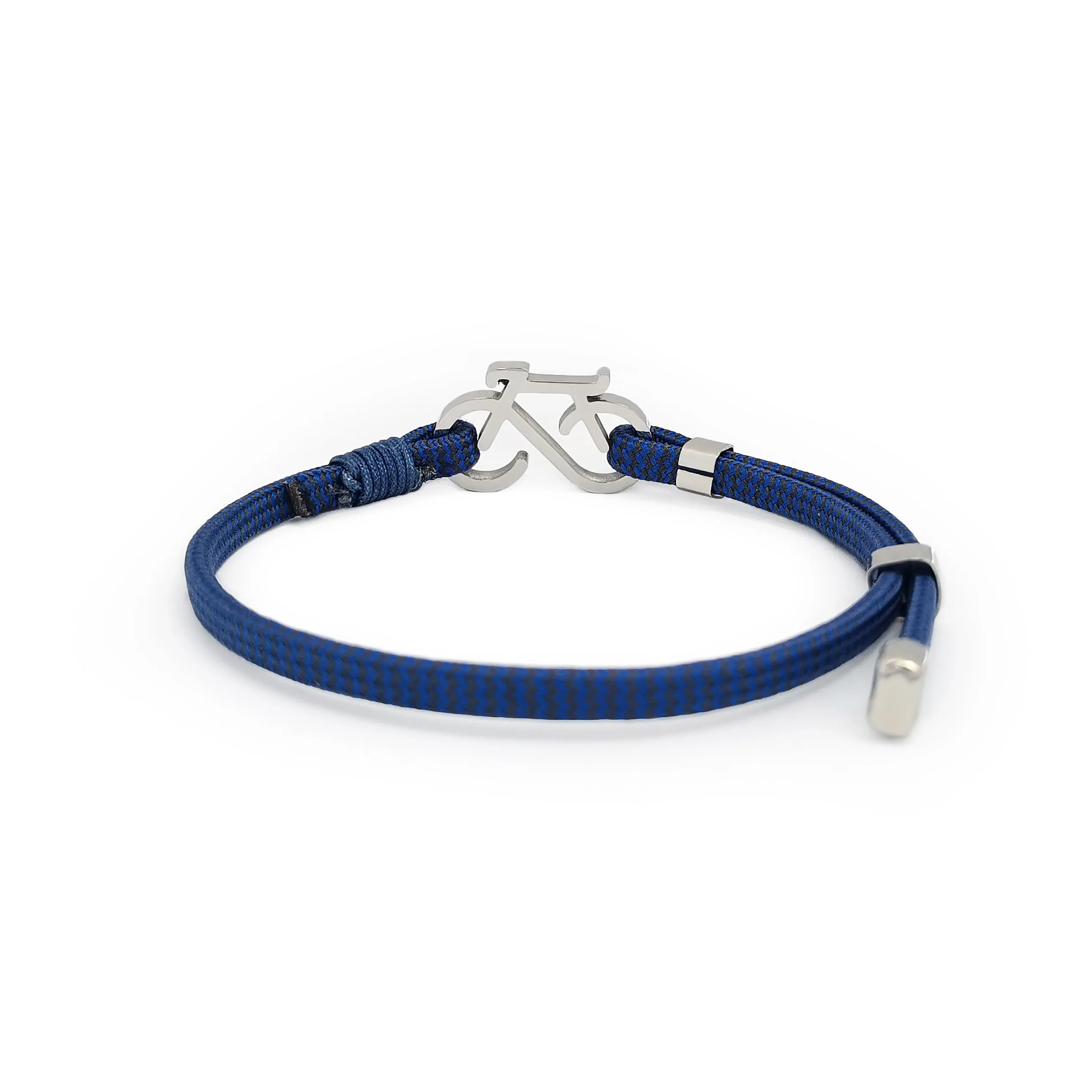 Aloha Bracciale Bici Corsa Gravel Bike Mountain Bike Idea regalo Uomo Donna Regolabile Acciaio (Blu) - immagine 3