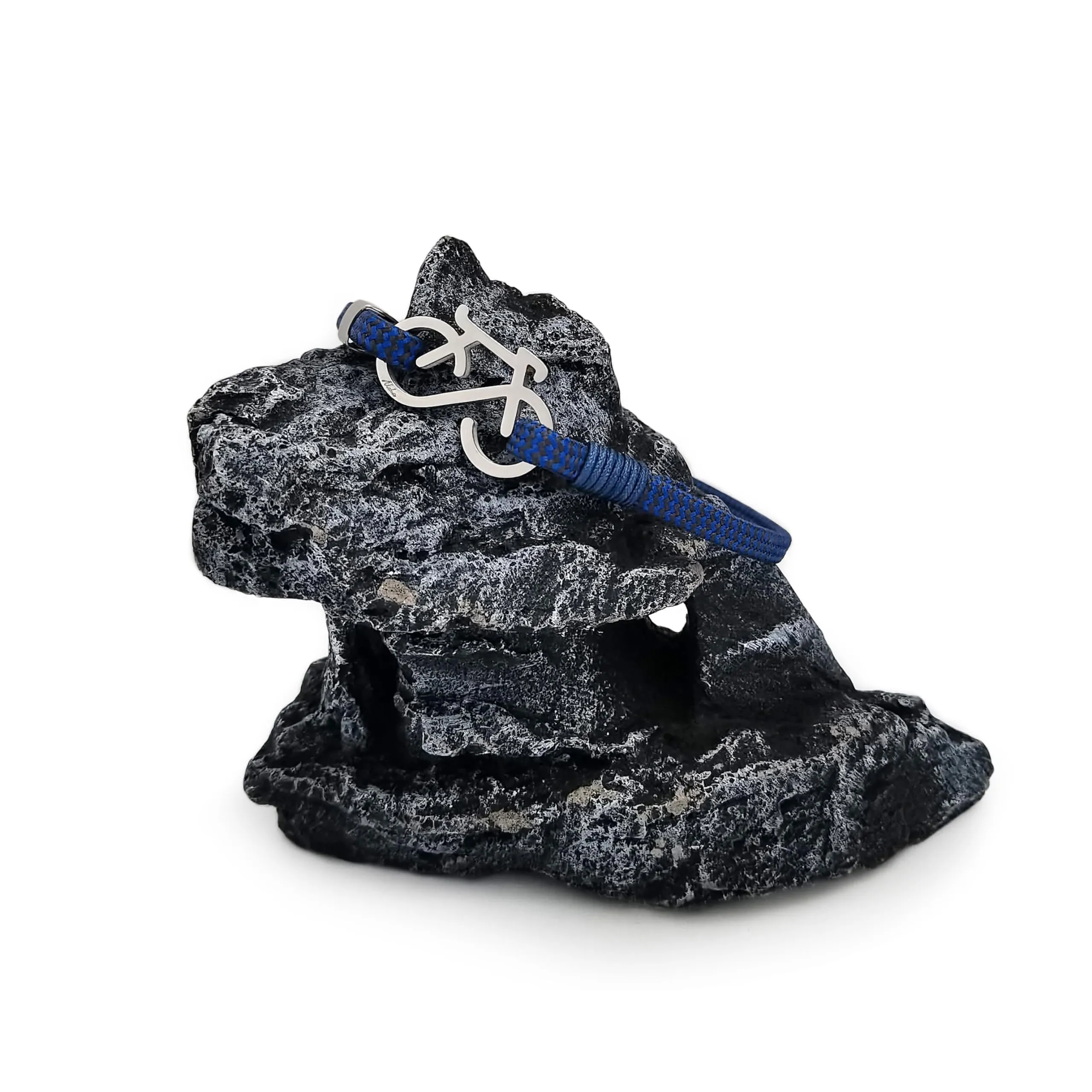 Aloha Bracciale Bici Corsa Gravel Bike Mountain Bike Idea regalo Uomo Donna Regolabile Acciaio (Blu) - immagine 4