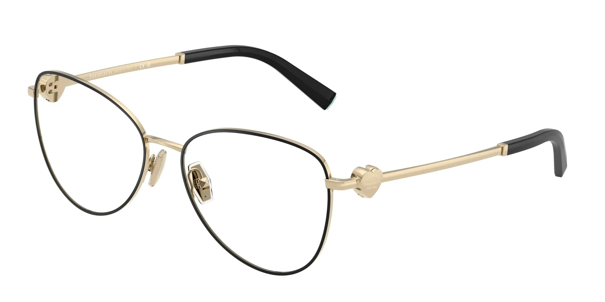 Tiffany TF1163B 6164 Montature da vista Acciaio Nero Pilot Normale - immagine 1