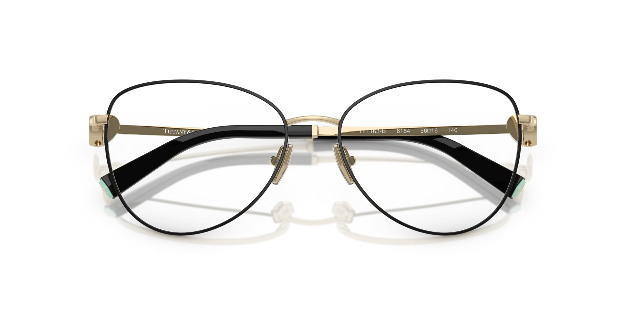 Tiffany TF1163B 6164 Montature da vista Acciaio Nero Pilot Normale - immagine 2