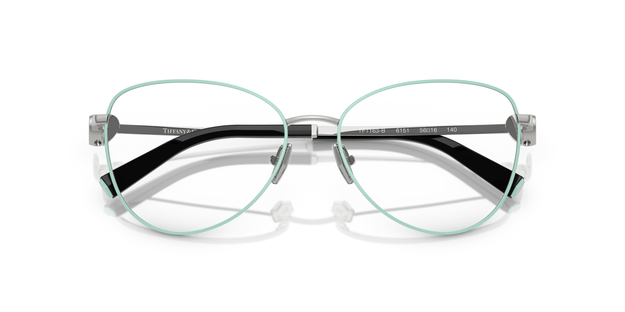 Tiffany TF1163B 6151 Montature da vista Acciaio Blu Pilot Normale - immagine 2