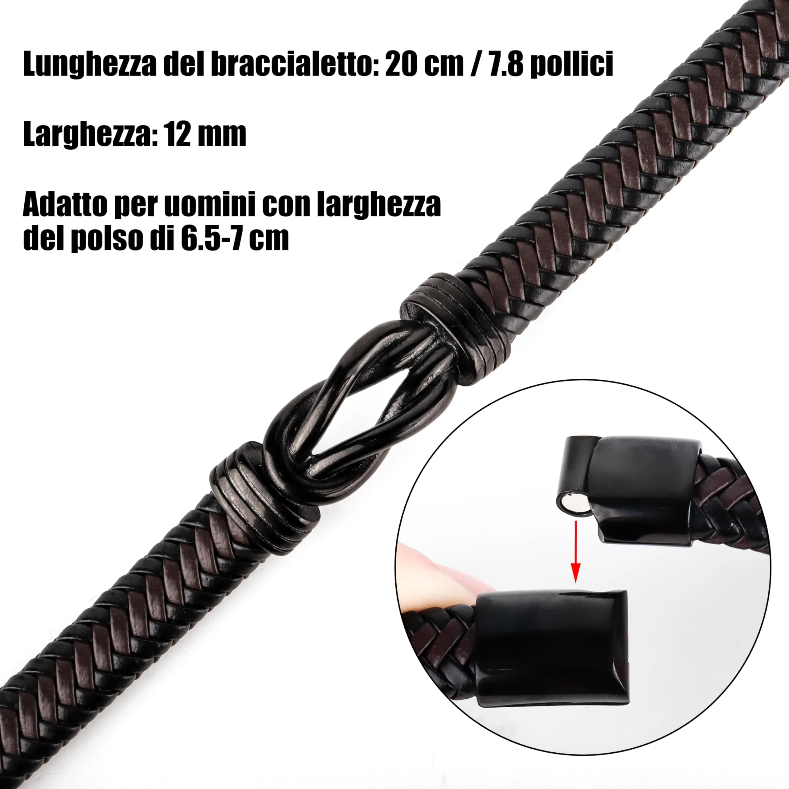 Merclix Regalo Nonno Natale Bracciale Uomo Festa Dei Nonni Idee Regalo Nonni Natale Bracciale Nonno Compleanno - immagine 2