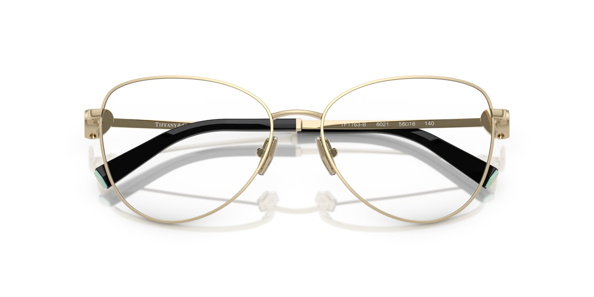 Tiffany TF1163B 6021 Montature da vista Acciaio Oro Pilot Normale - immagine 2
