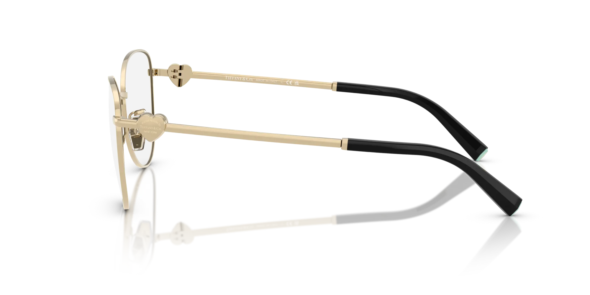 Tiffany TF1163B 6021 Montature da vista Acciaio Oro Pilot Normale - immagine 4
