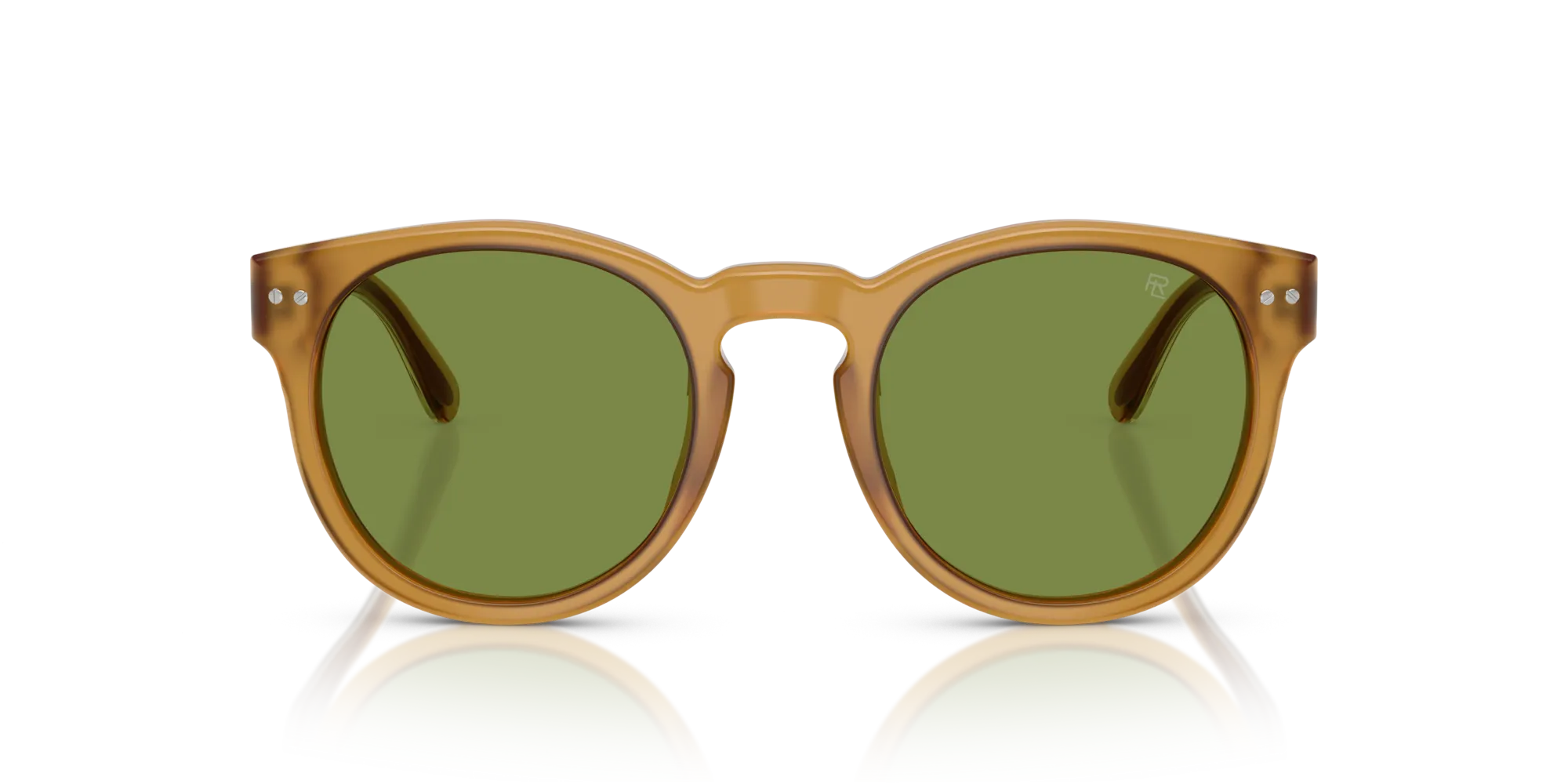 Ralph Lauren RL8229U 52754E Occhiali da sole Acetato Tartaruga Verde Pantos Normale - immagine 3