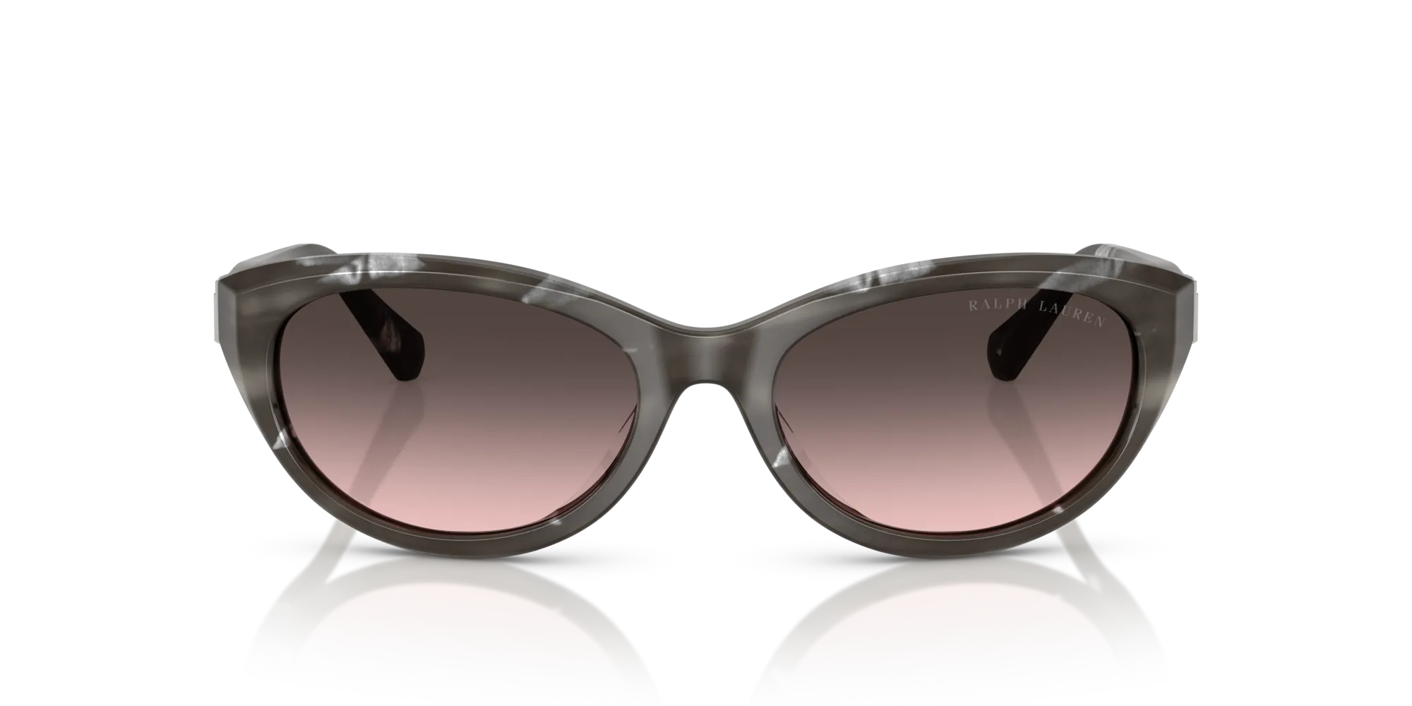 Ralph Lauren RL8226U 617546 Occhiali da sole Acetato Nero Rosa Rotonda Normale Sfumato - immagine 3