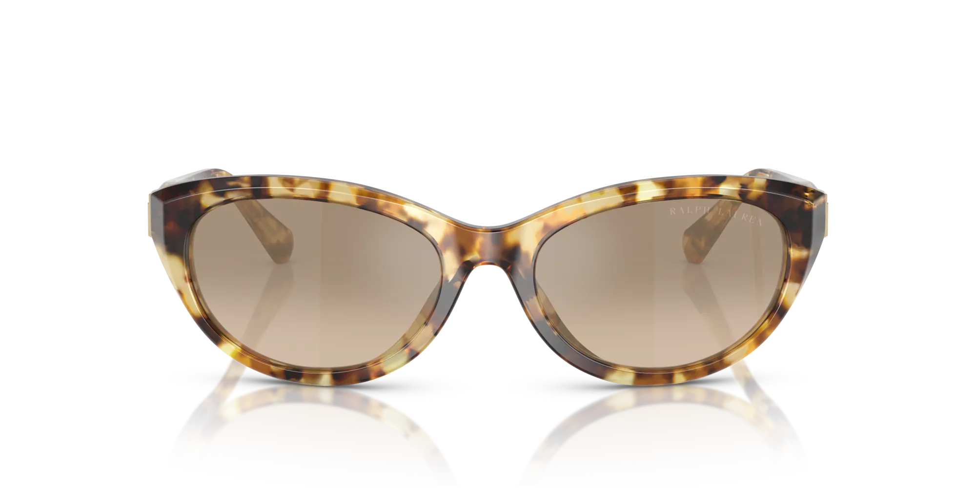 Ralph Lauren RL8226U 60566Y Occhiali da sole Acetato Tartaruga Marrone Rotonda Normale Sfumato - immagine 3