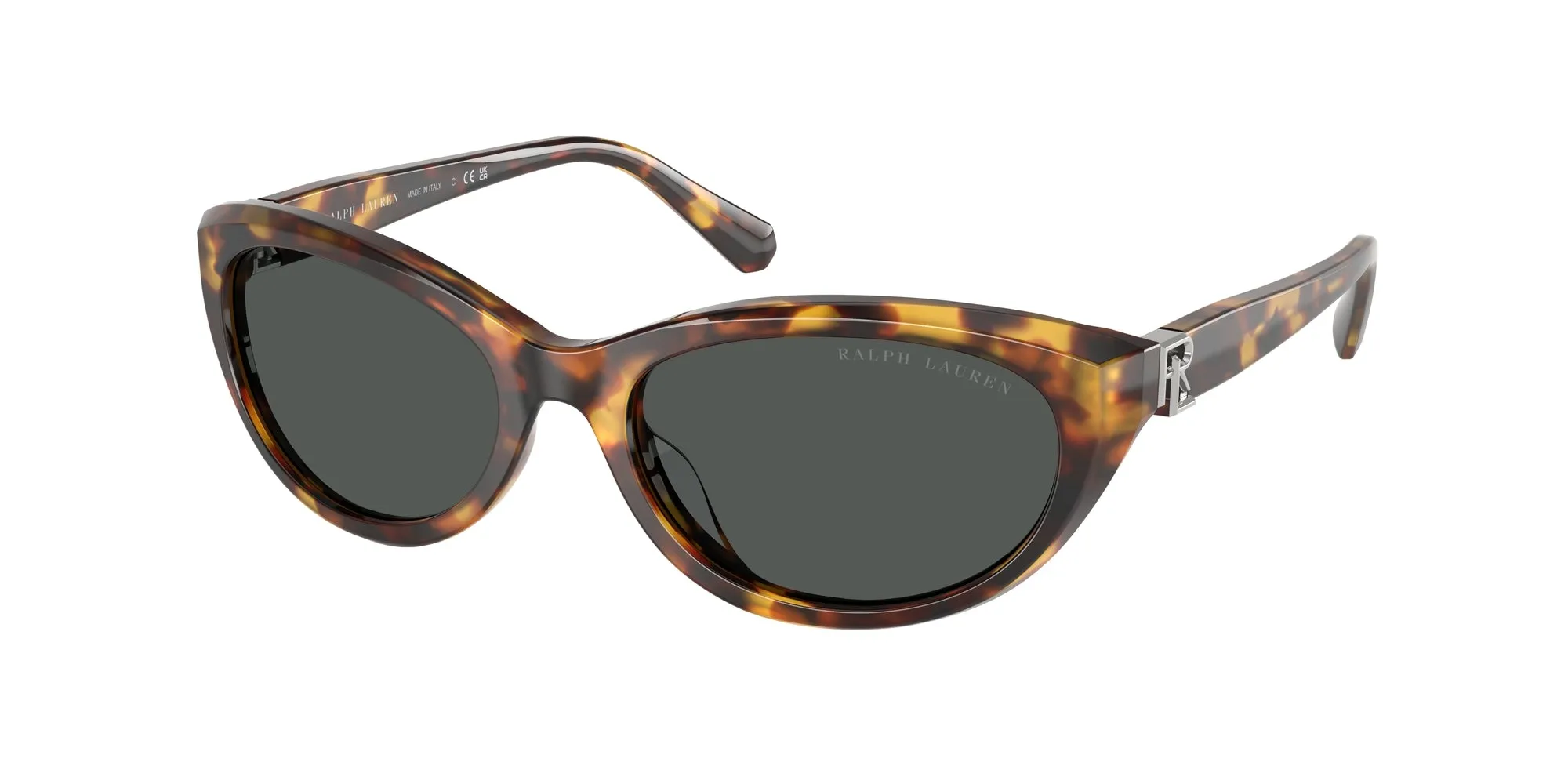 Ralph Lauren RL8226U 513487 Occhiali da sole Acetato Tartaruga Grigio Rotonda Normale - immagine 1