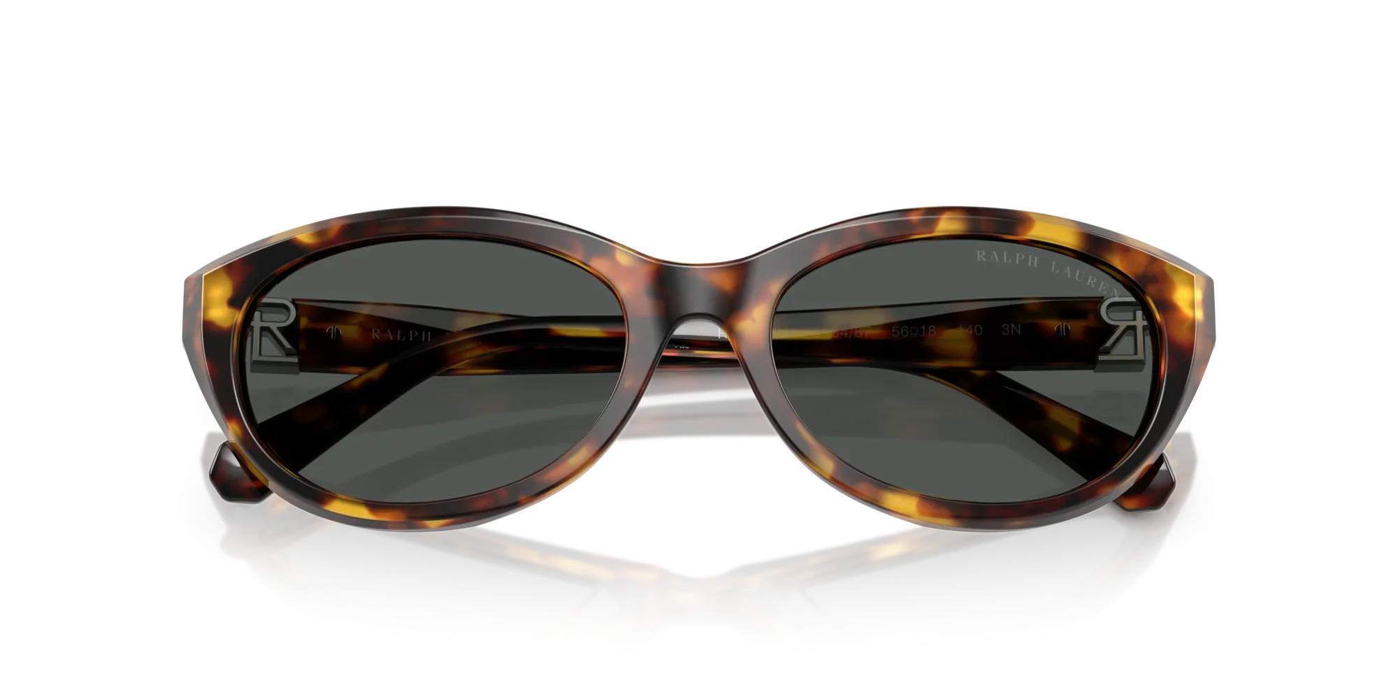 Ralph Lauren RL8226U 513487 Occhiali da sole Acetato Tartaruga Grigio Rotonda Normale - immagine 2