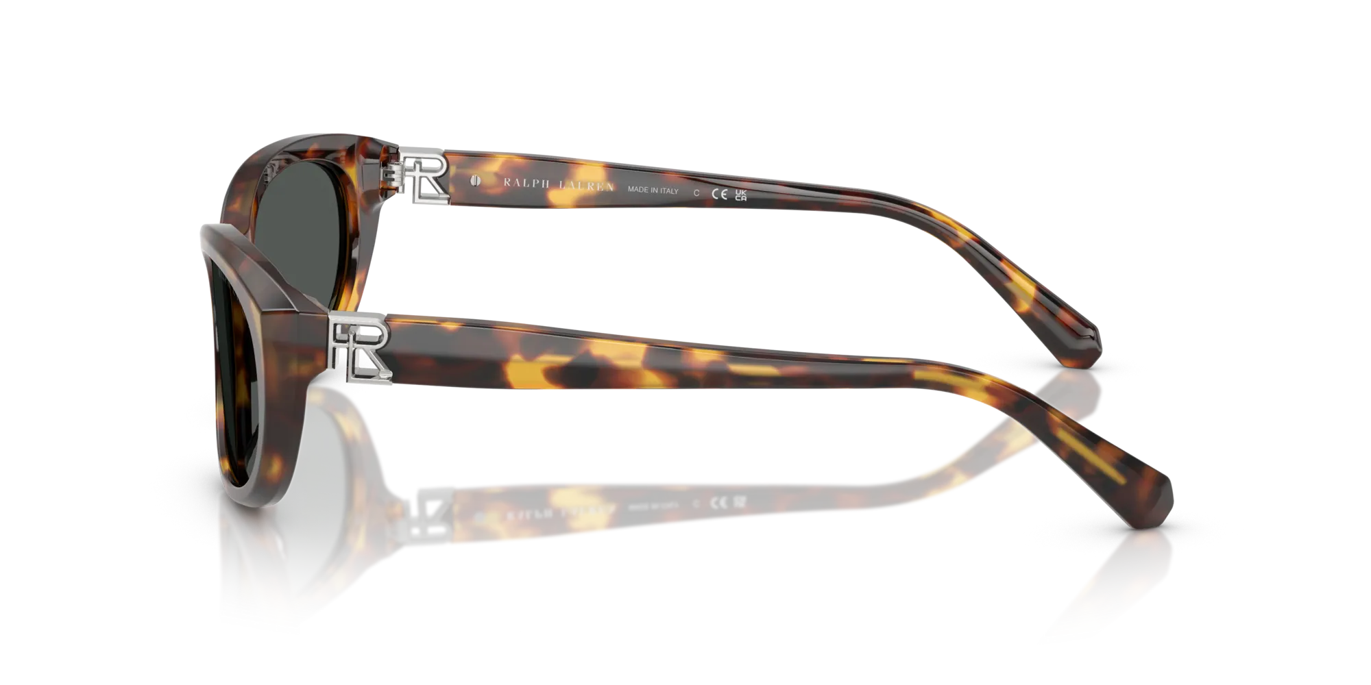 Ralph Lauren RL8226U 513487 Occhiali da sole Acetato Tartaruga Grigio Rotonda Normale - immagine 4