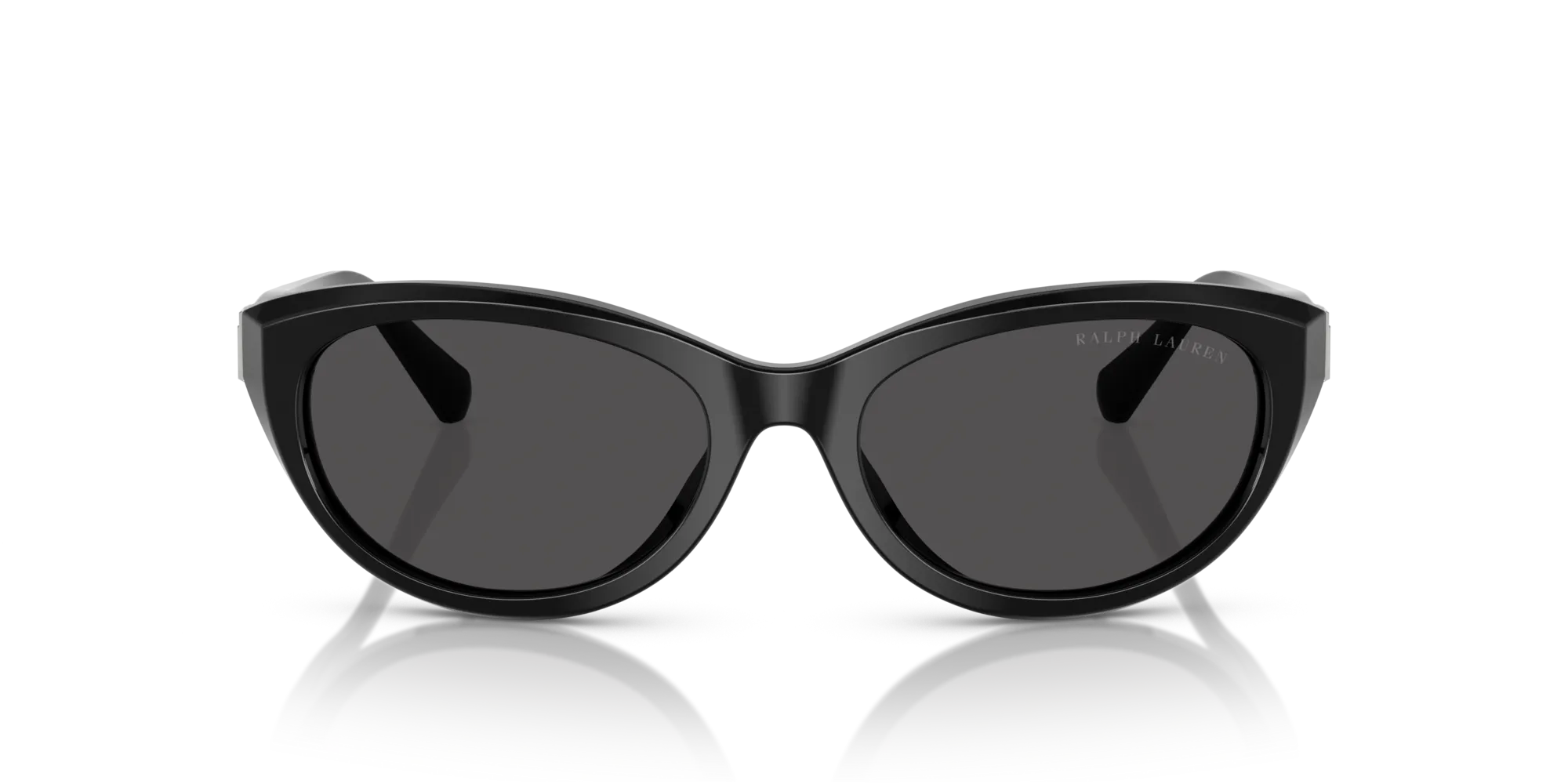 Ralph Lauren RL8226U 500187 Occhiali da sole Acetato Nero Grigio Rotonda Normale - immagine 3