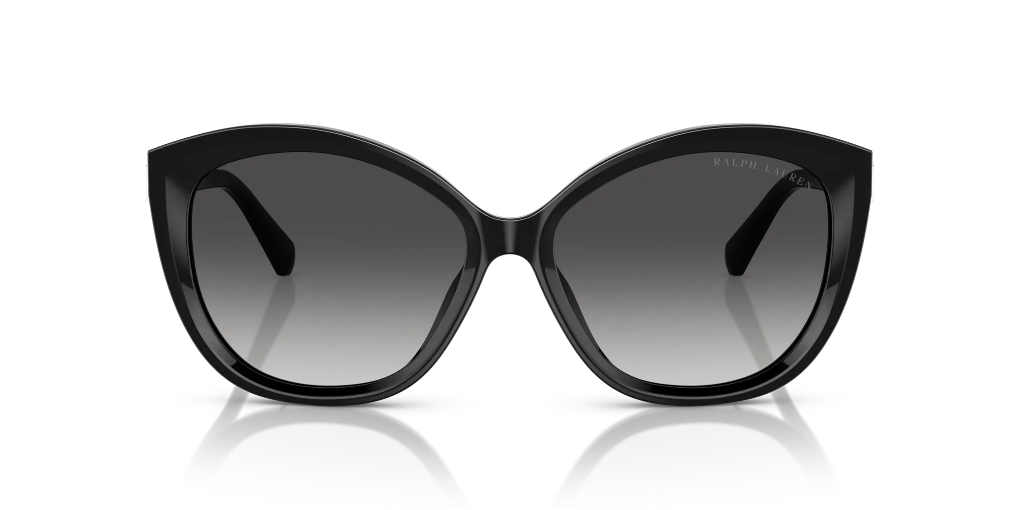 Ralph Lauren RL8225U 50018G Occhiali da sole Acetato Nero Grigio Farfalla Normale Sfumato - immagine 3